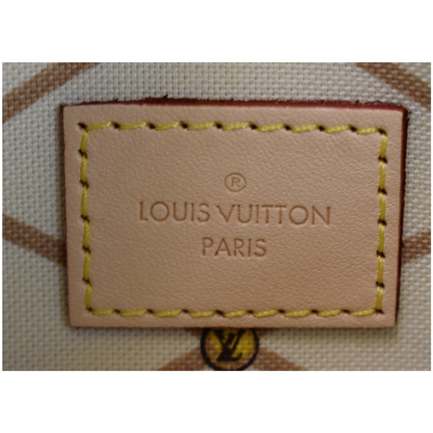 LOUIS VUITTON Wristlet Pouch Monogram Summer Trunk Neverfull MM Brown