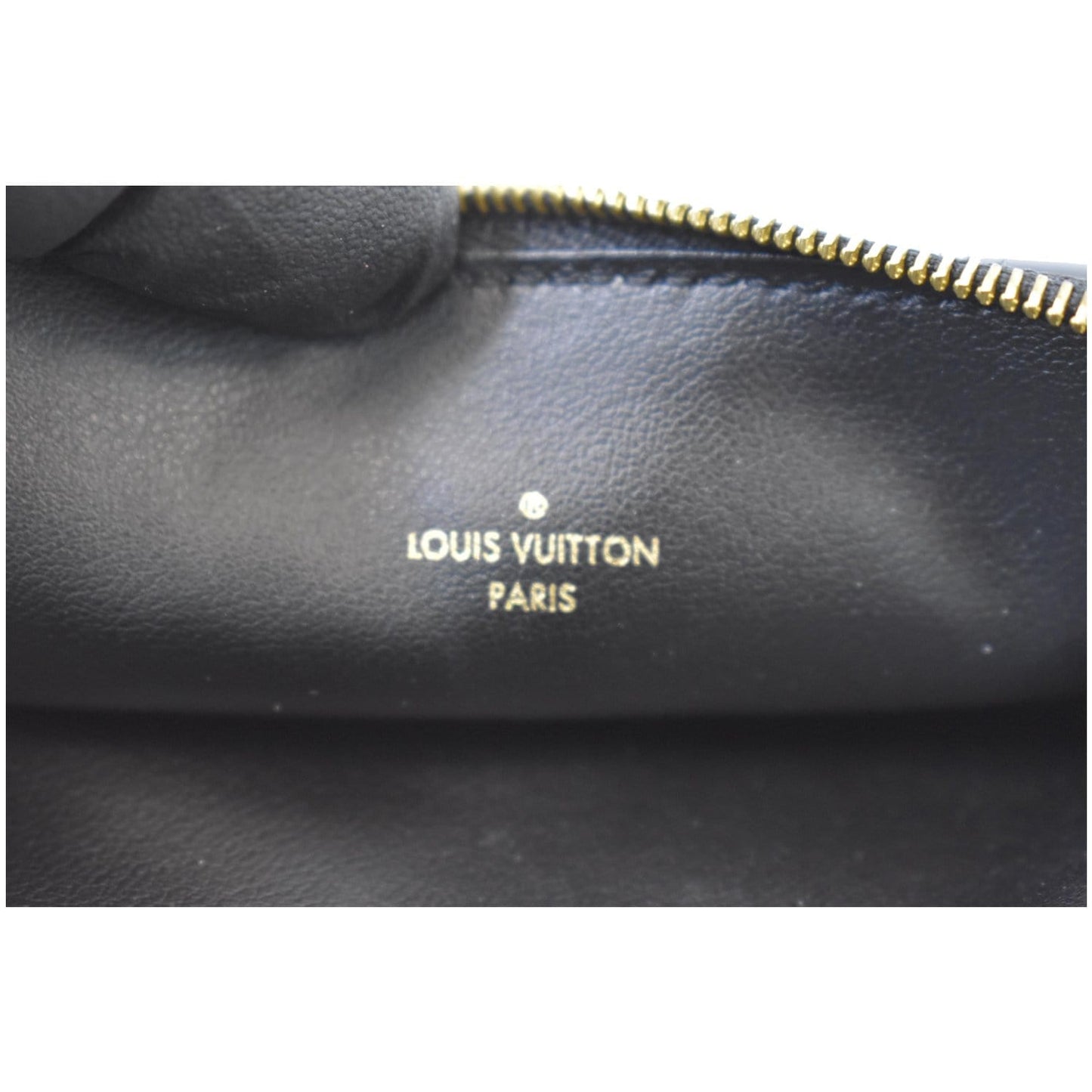 LOUIS VUITTON Felicie Empreinte Insert Zippy Wallet Black