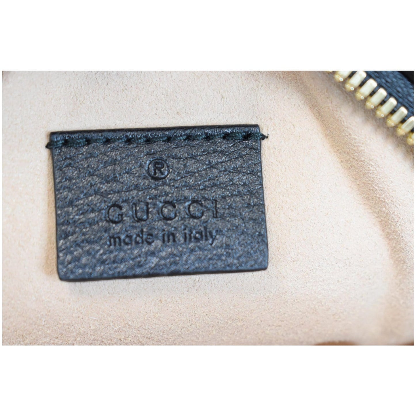 GUCCI Ophidia Mini GG Round Web Leather Crossbody Bag Black 550618