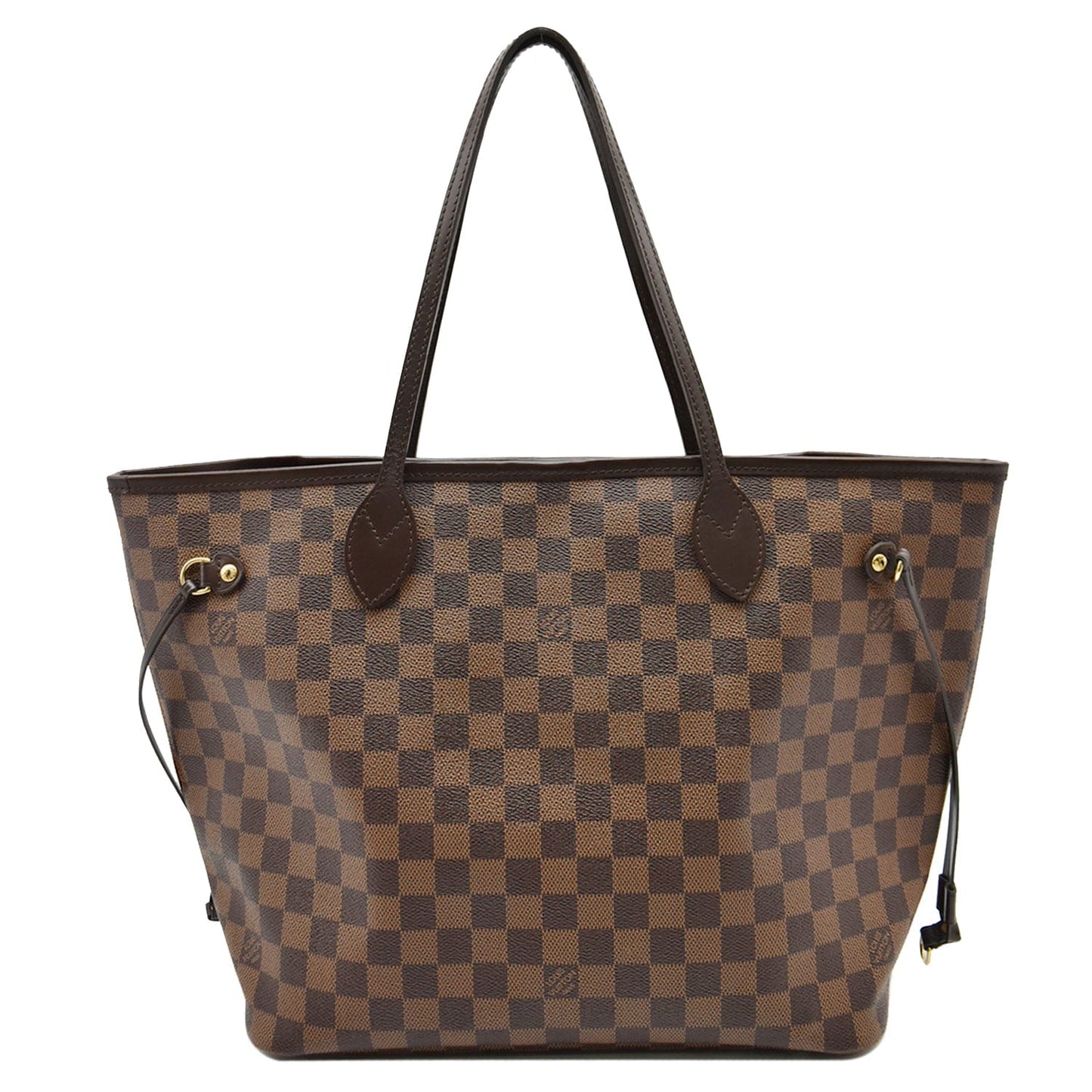 LOUIS VUITTON  Neverfull MM Damier Ebene Tote Bag Brown