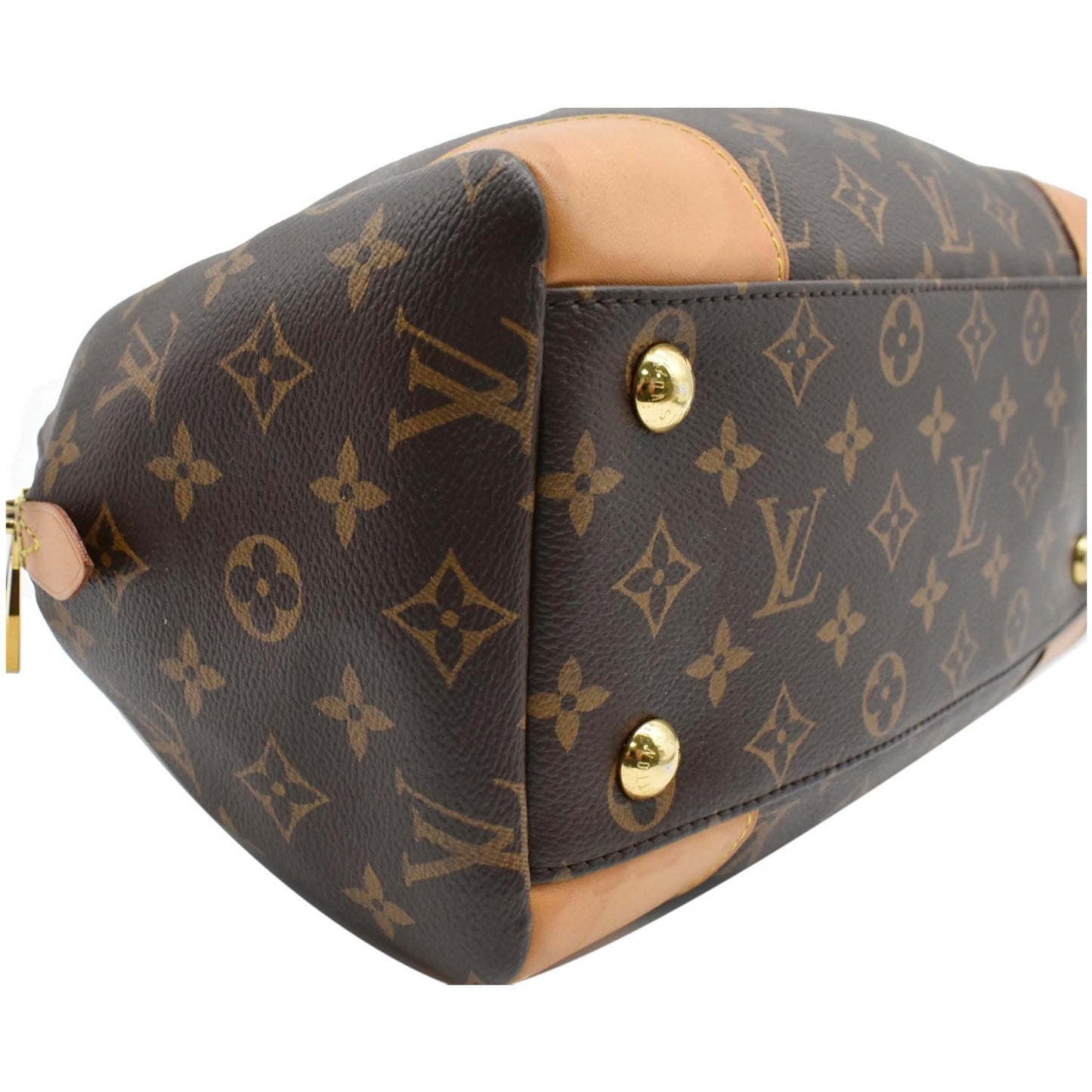 LOUIS VUITTON Segur Monogram Canvas Shoulder Bag Brown