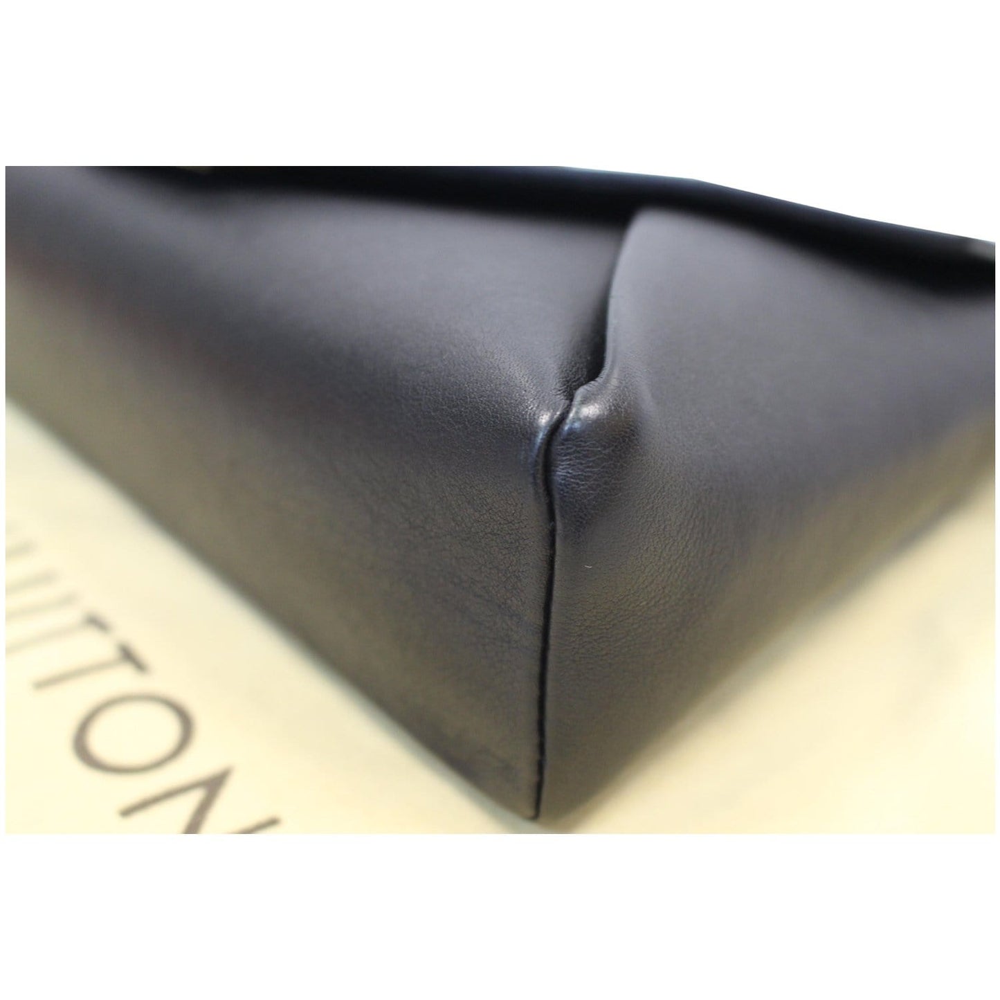 LOUIS VUITTON Love Note Calfskin Leather Shoulder Bag Black