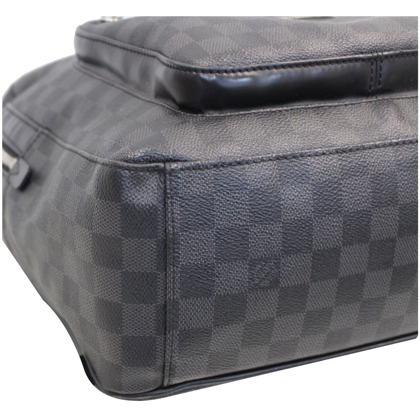 LOUIS VUITTON Josh Damier Graphite Backpack Bag Black