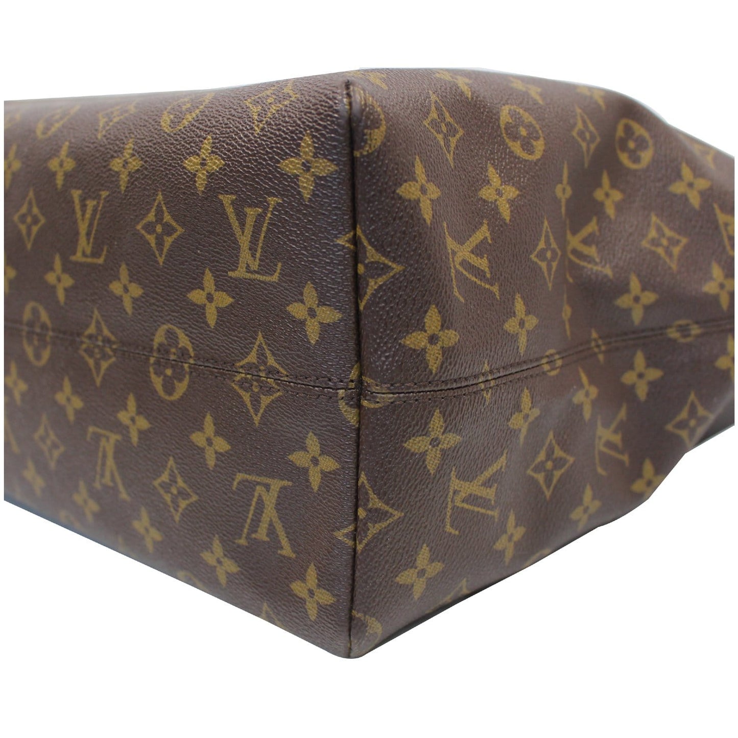 LOUIS VUITTON Monogram Canvas Raspail MM Shoulder Bag Brown