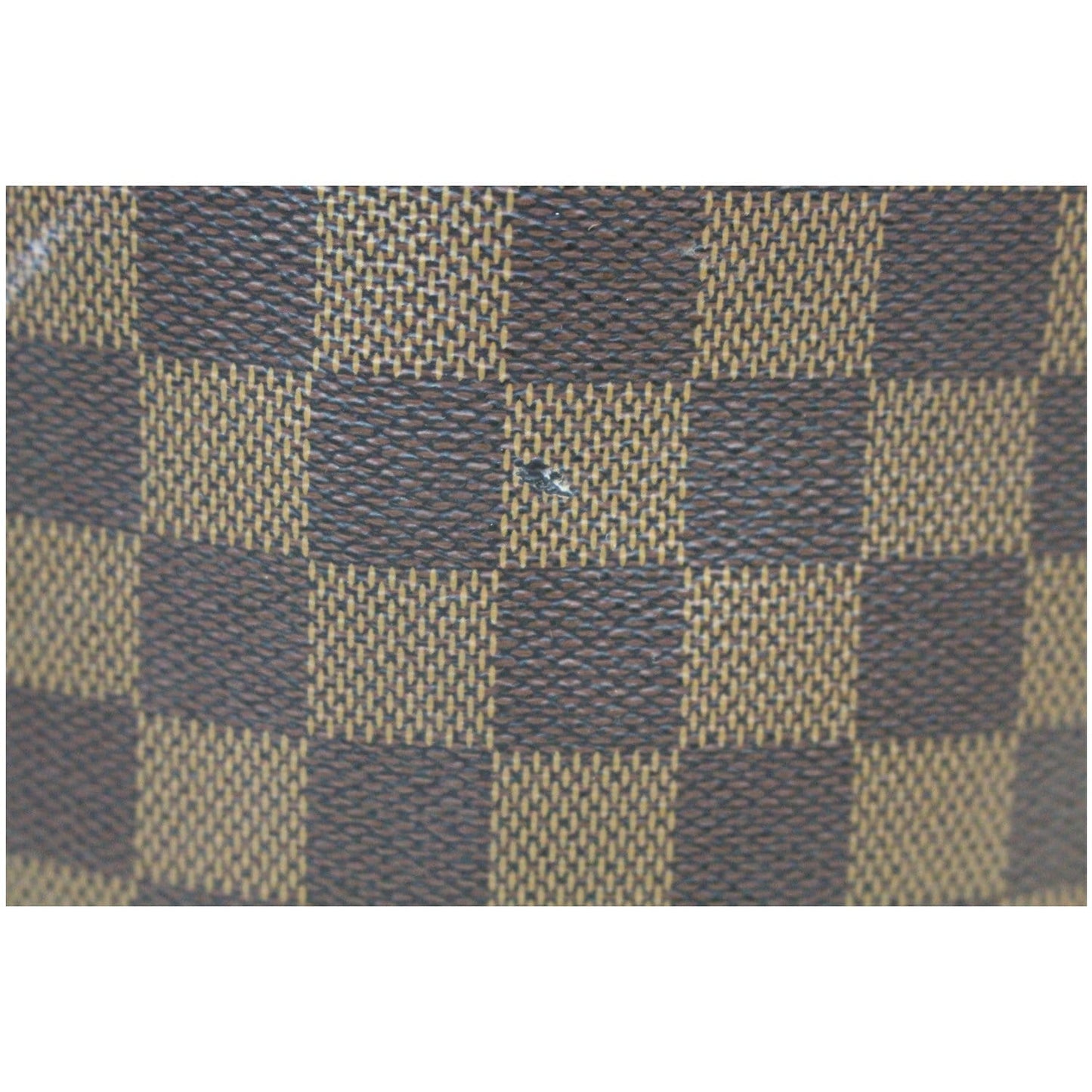 LOUIS VUITTON Neverfull MM Damier Ebene Tote Shoulder Bag Brown