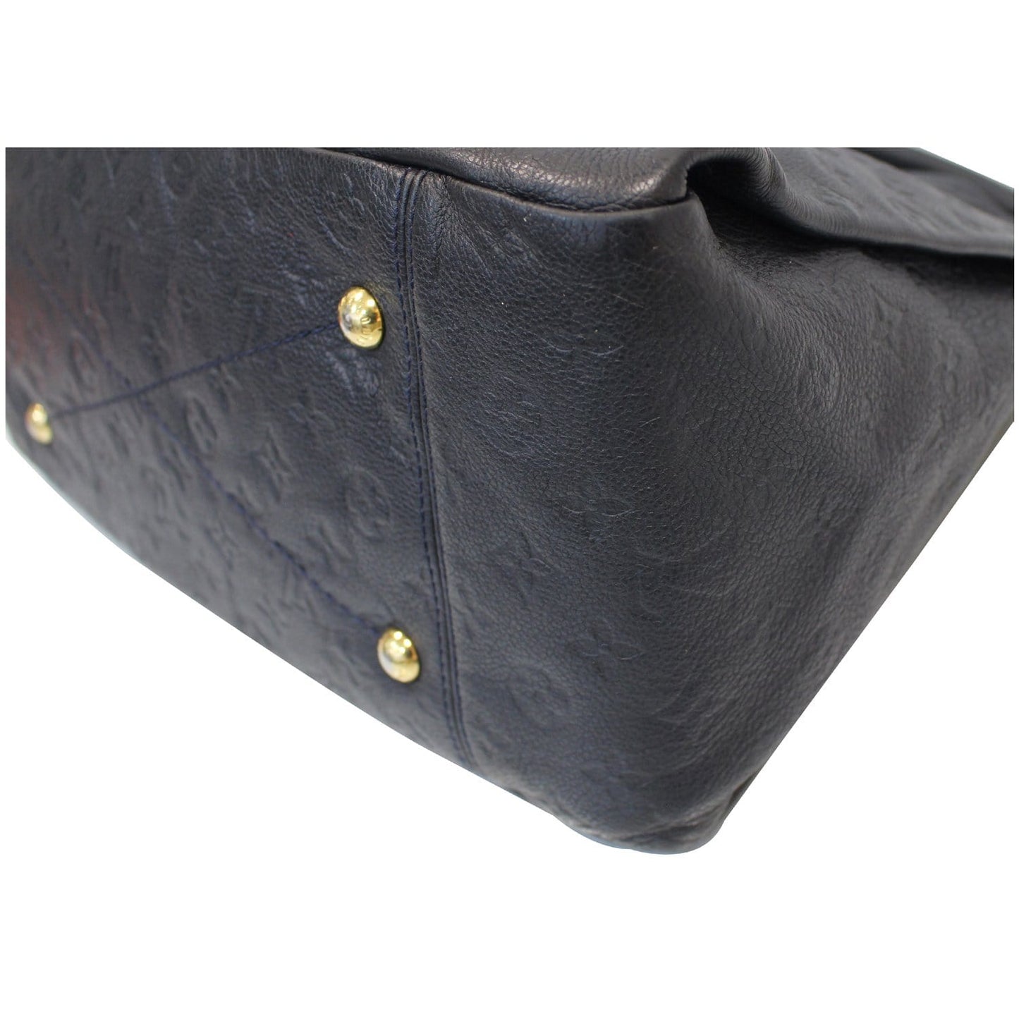LOUIS VUITTON Artsy MM Empreinte Leather Shoulder Bag Black
