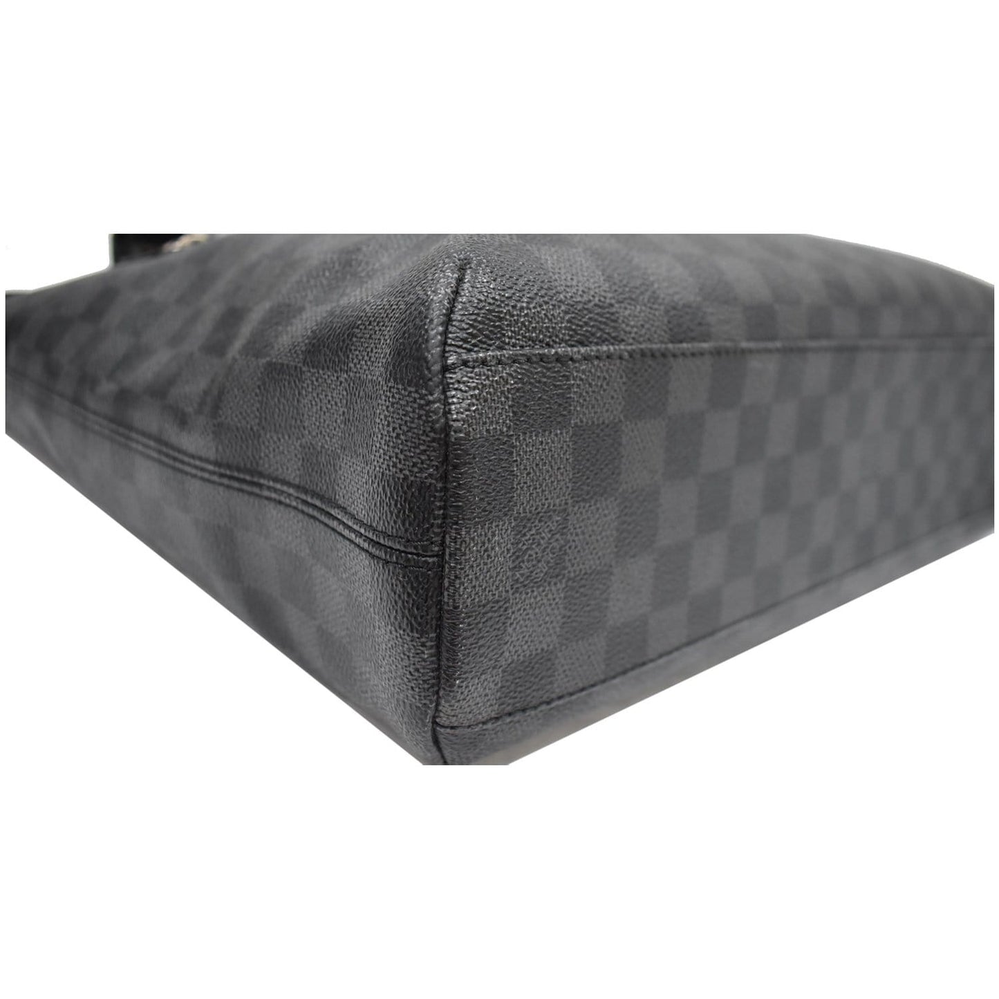 LOUIS VUITTON Mick GM Damier Graphite Messenger Crossbody Bag Black