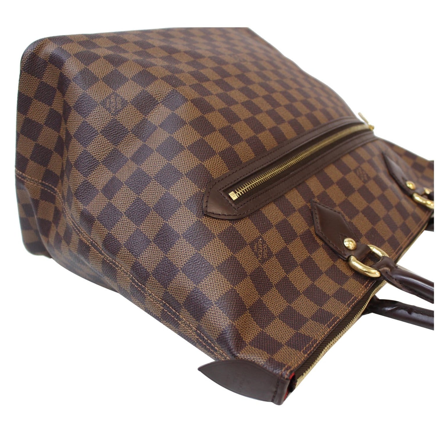 LOUIS VUITTON Saleya GM Damier Ebene Shoulder Bag Brown