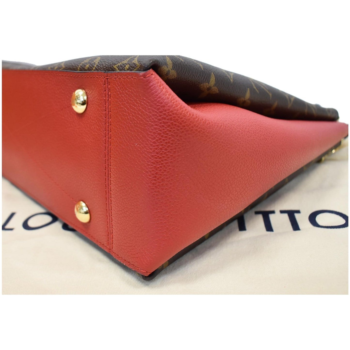LOUIS VUITTON Surene MM Monogram Canvas Shoulder Bag Cerise