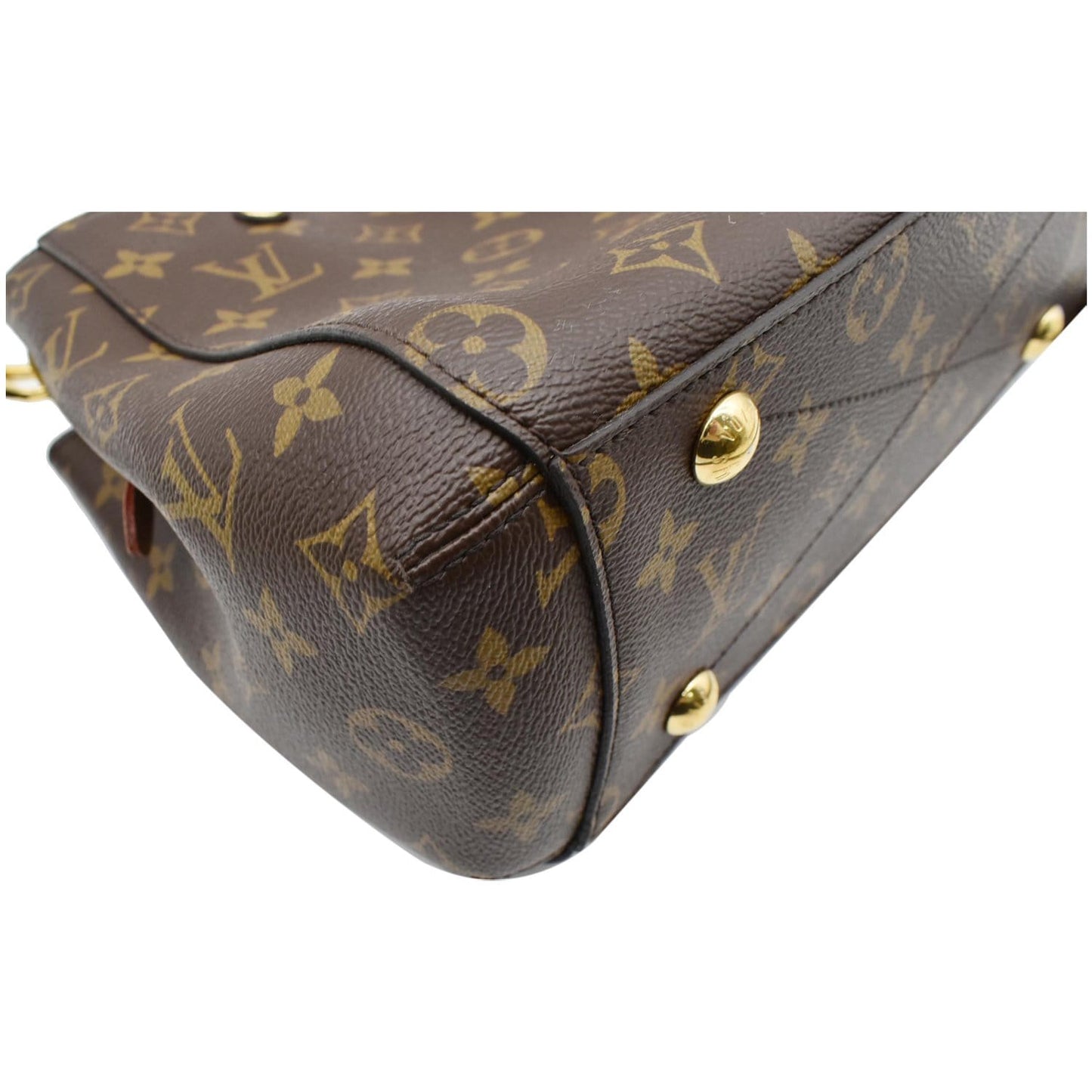 LOUIS VUITTON Montaigne BB Monogram Canvas Satchel Bag Brown - 20% OFF