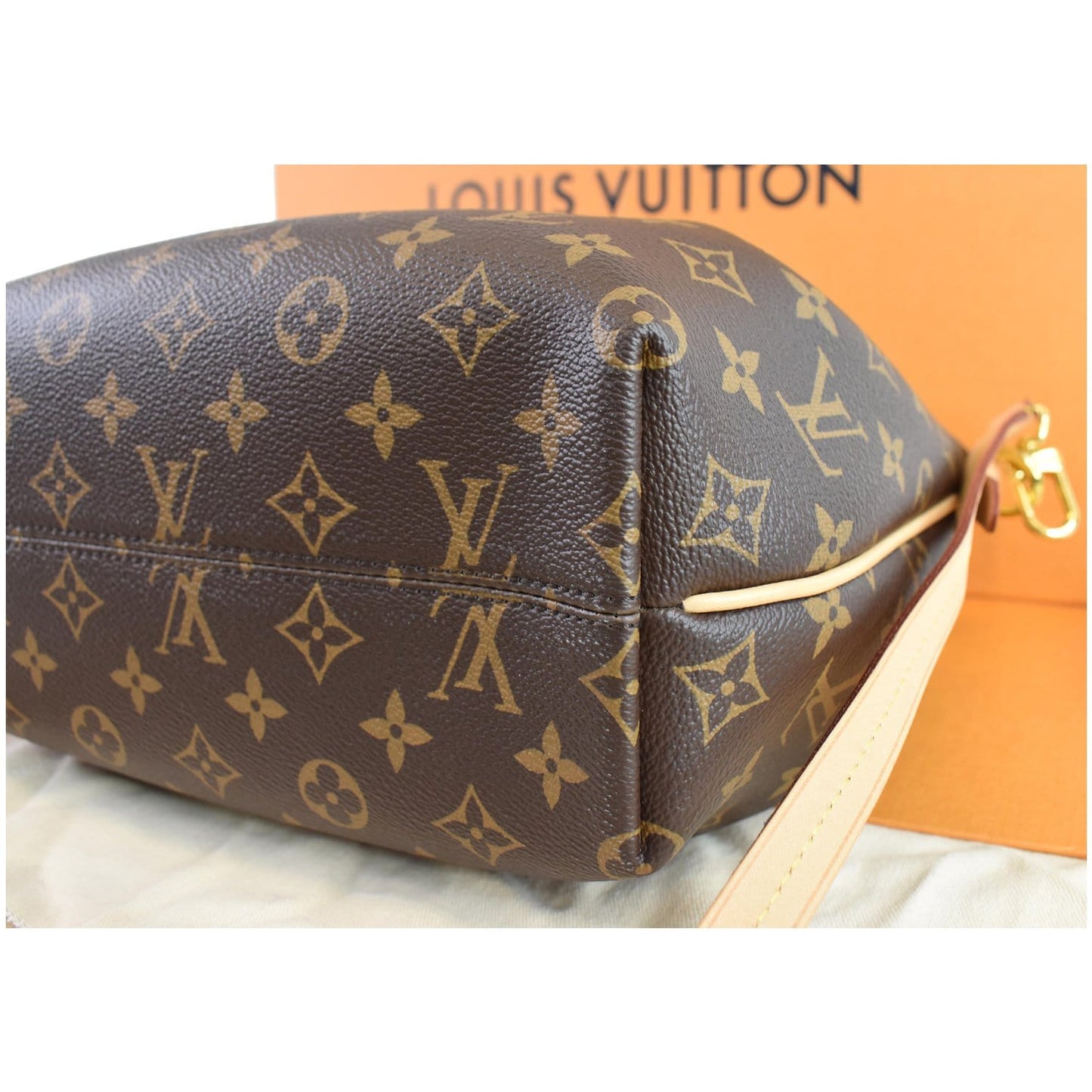 LOUIS VUITTON Turenne PM Monogram Canvas Shoulder Bag Brown