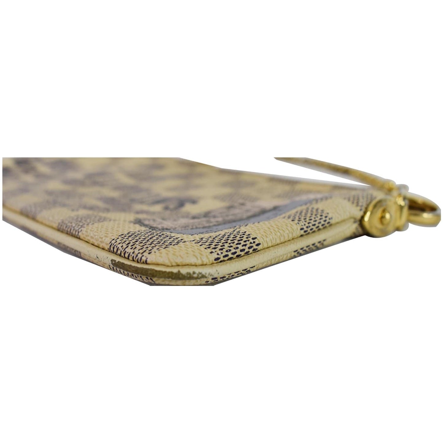 Louis Vuitton Valise Milla Damier Azur Pochette Bag White - Last Call
