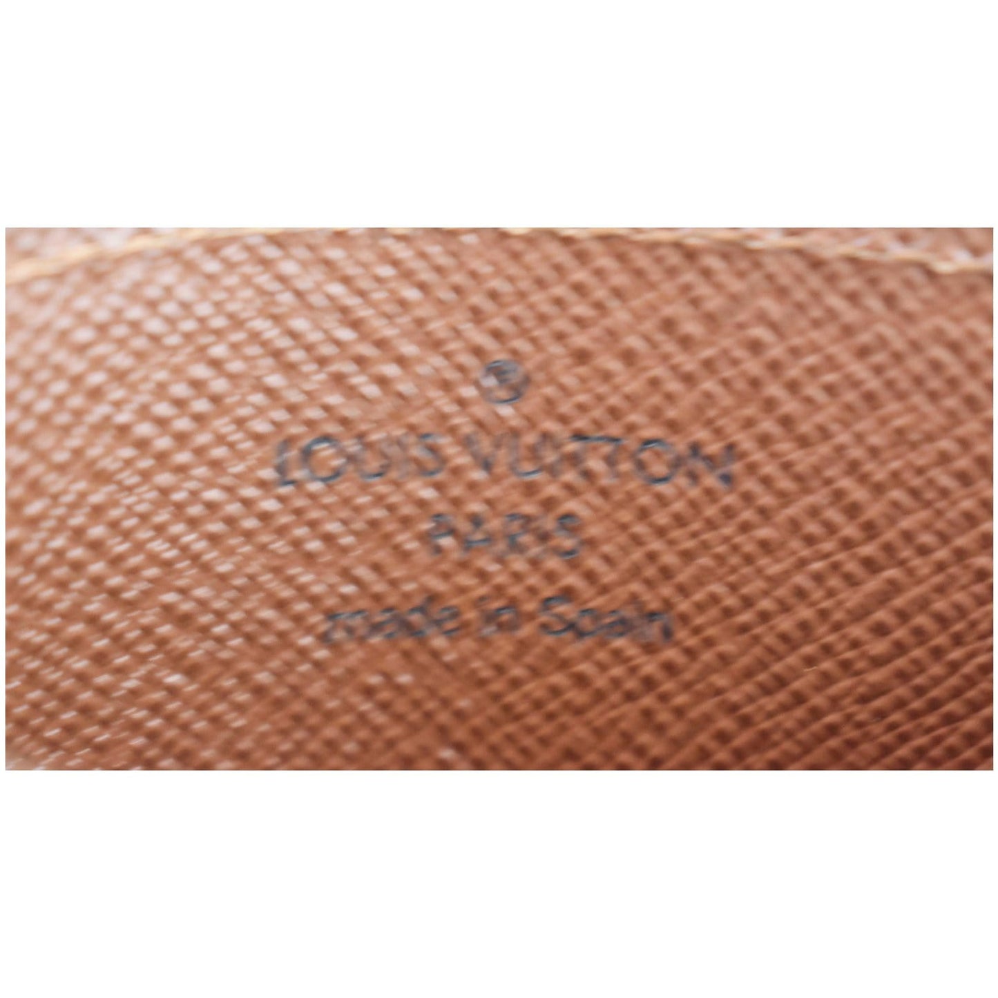LOUIS VUITTON Card Holder Monogram Canvas Brown