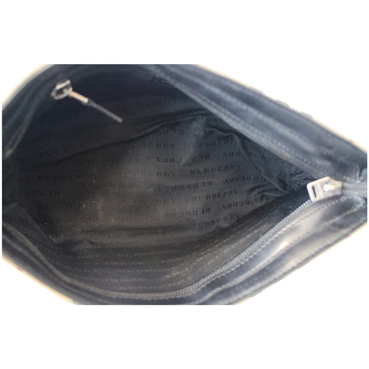BURBERRY Small Pochette Nova Check Purse Multicolor