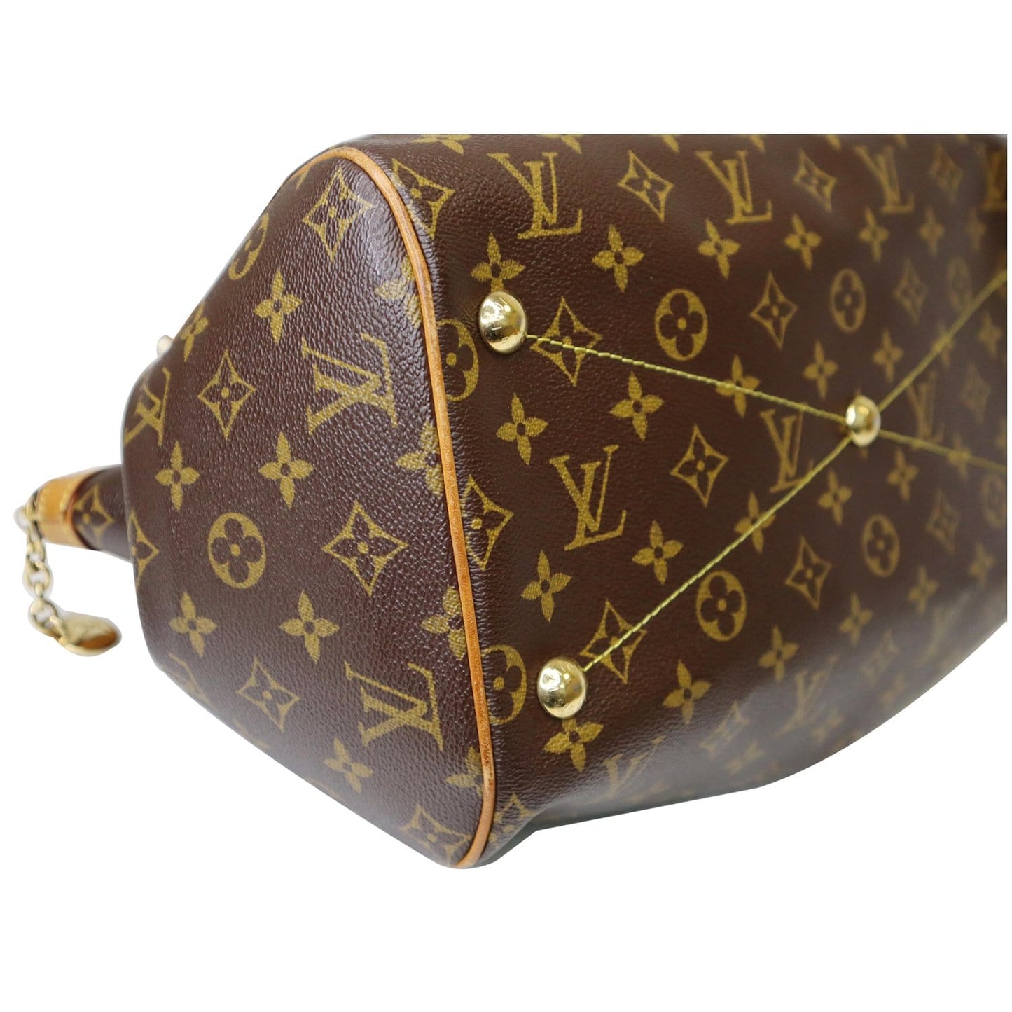 LOUIS VUITTON Tivoli GM Monogram Canvas Shoulder Bag Brown