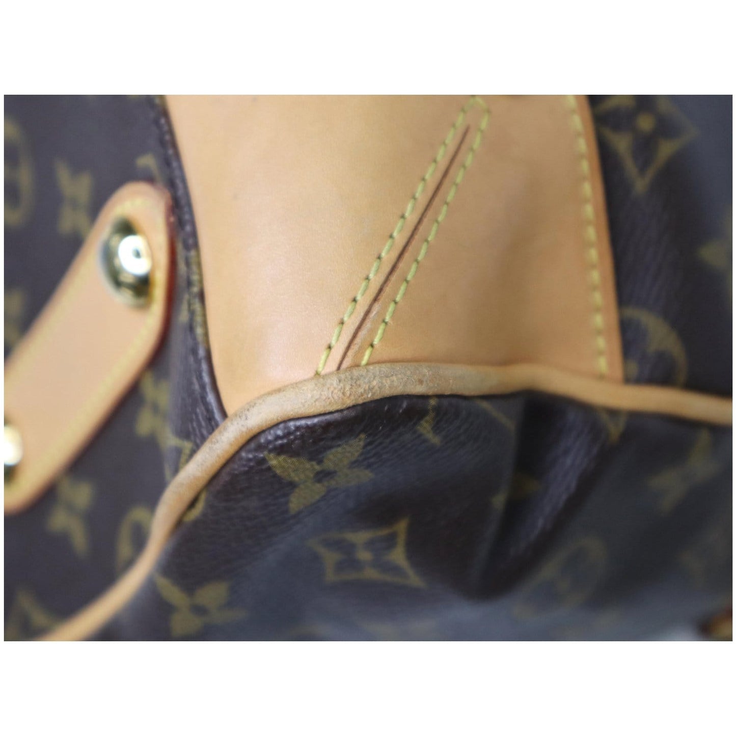 LOUIS VUITTON Retiro PM Monogram Canvas Shoulder Bag Brown