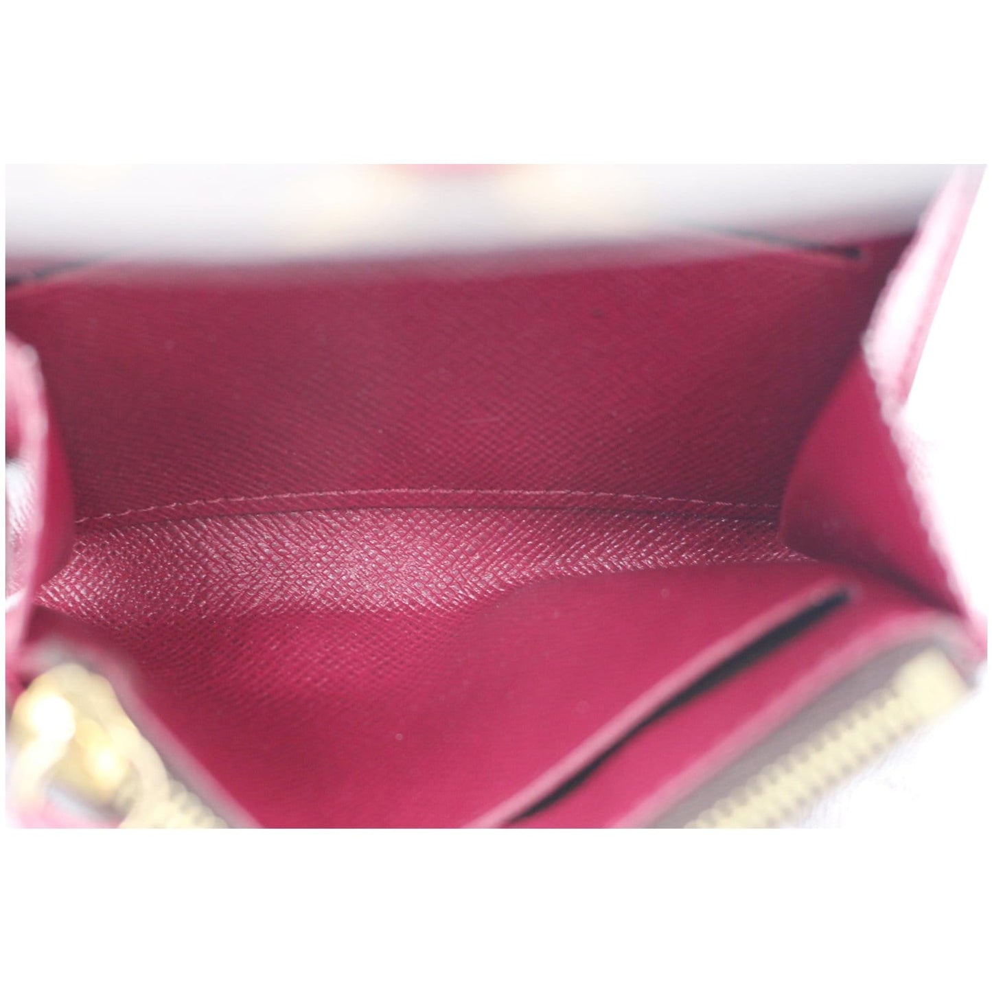 LOUIS VUITTON Rosalie Monogram Canvas Coin Purse Fuchsia