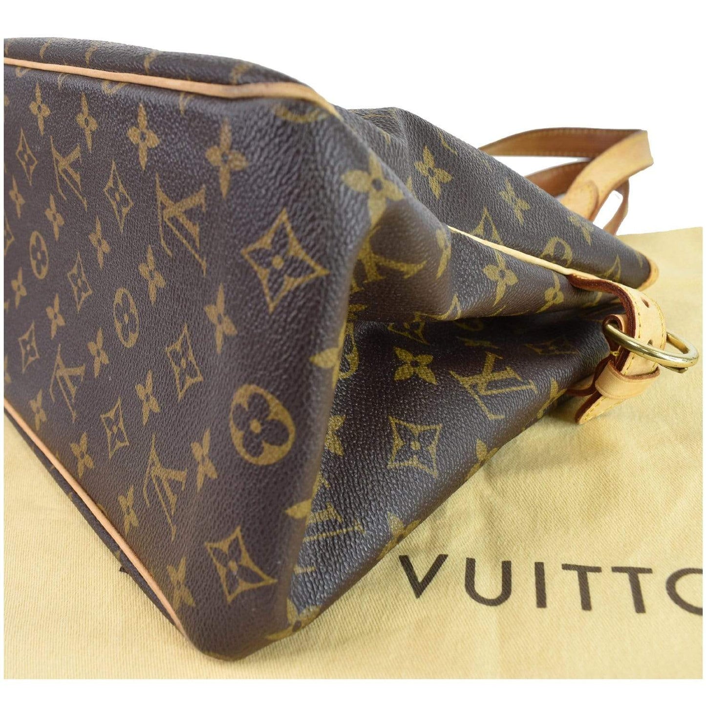 LOUIS VUITTON Batignolles Vertical Monogram Canvas Tote Bag Brown - 25% OFF