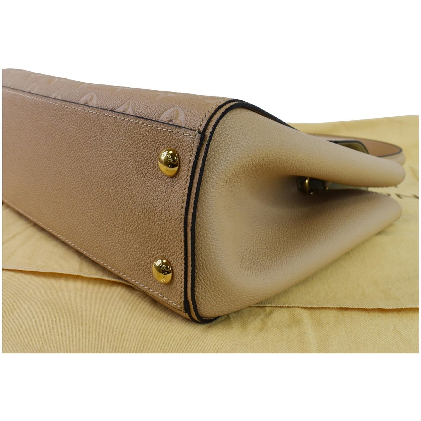 LOUIS VUITTON Trocadero Monogram Empreinte Leather Shoulder Bag Dune
