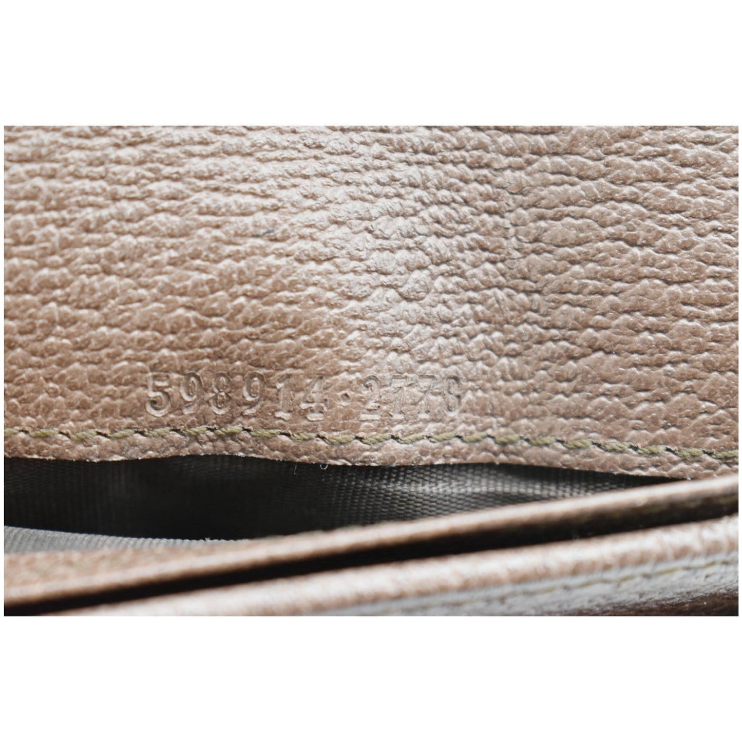 GUCCI Ophidia GG Supreme Monogram Web Passport Case Wallet Beige 598914