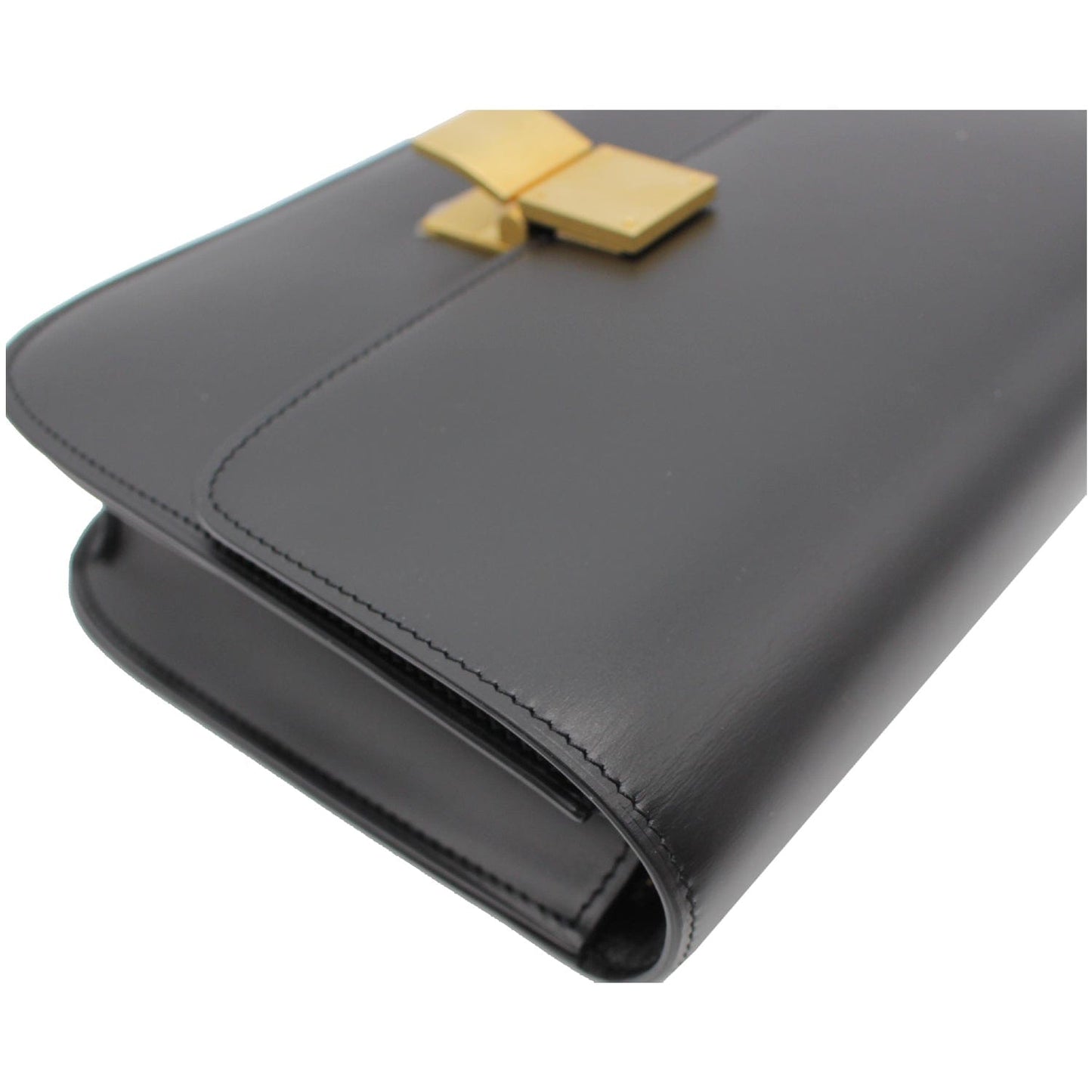 CELINE Classic Box Medium Calfskin Leather Crossbody Bag Black - 10% OFF