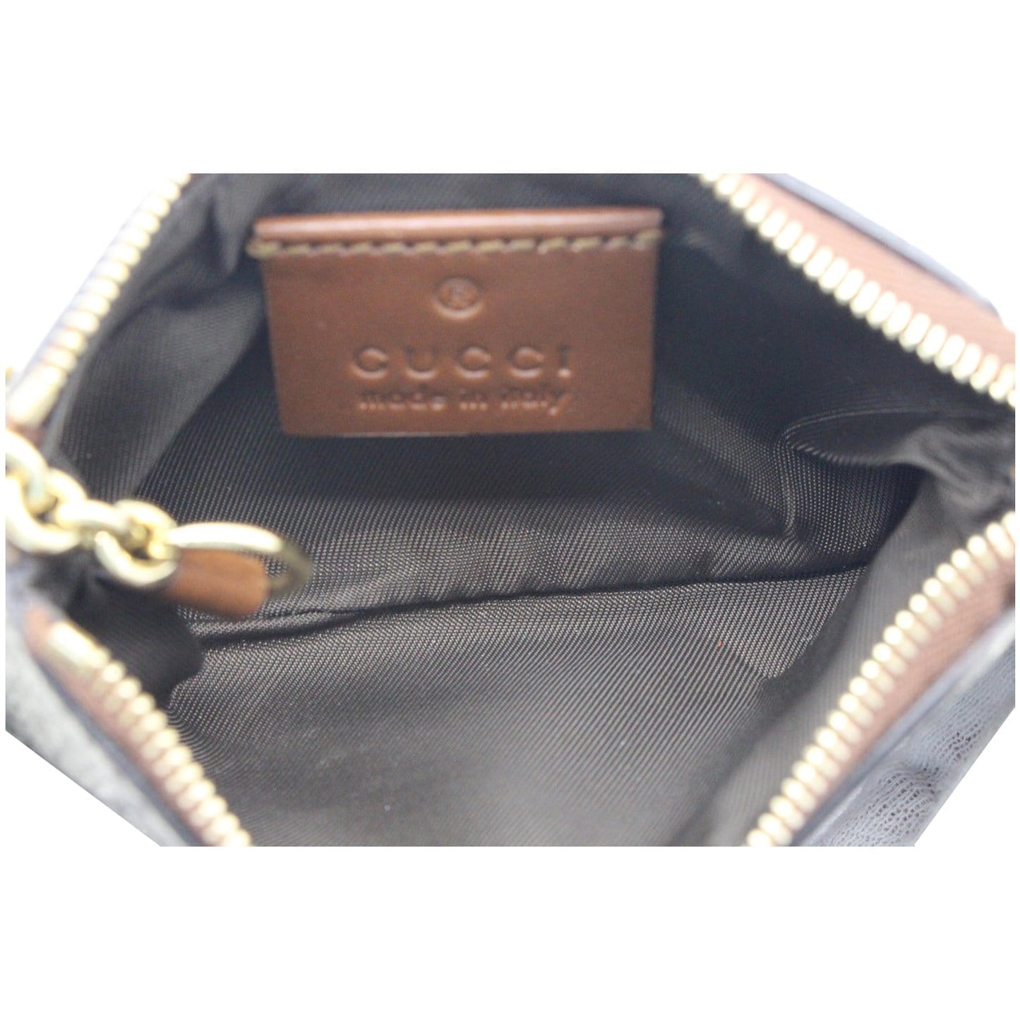 GUCCI GG Supreme Monogram Key Case Beige 447964
