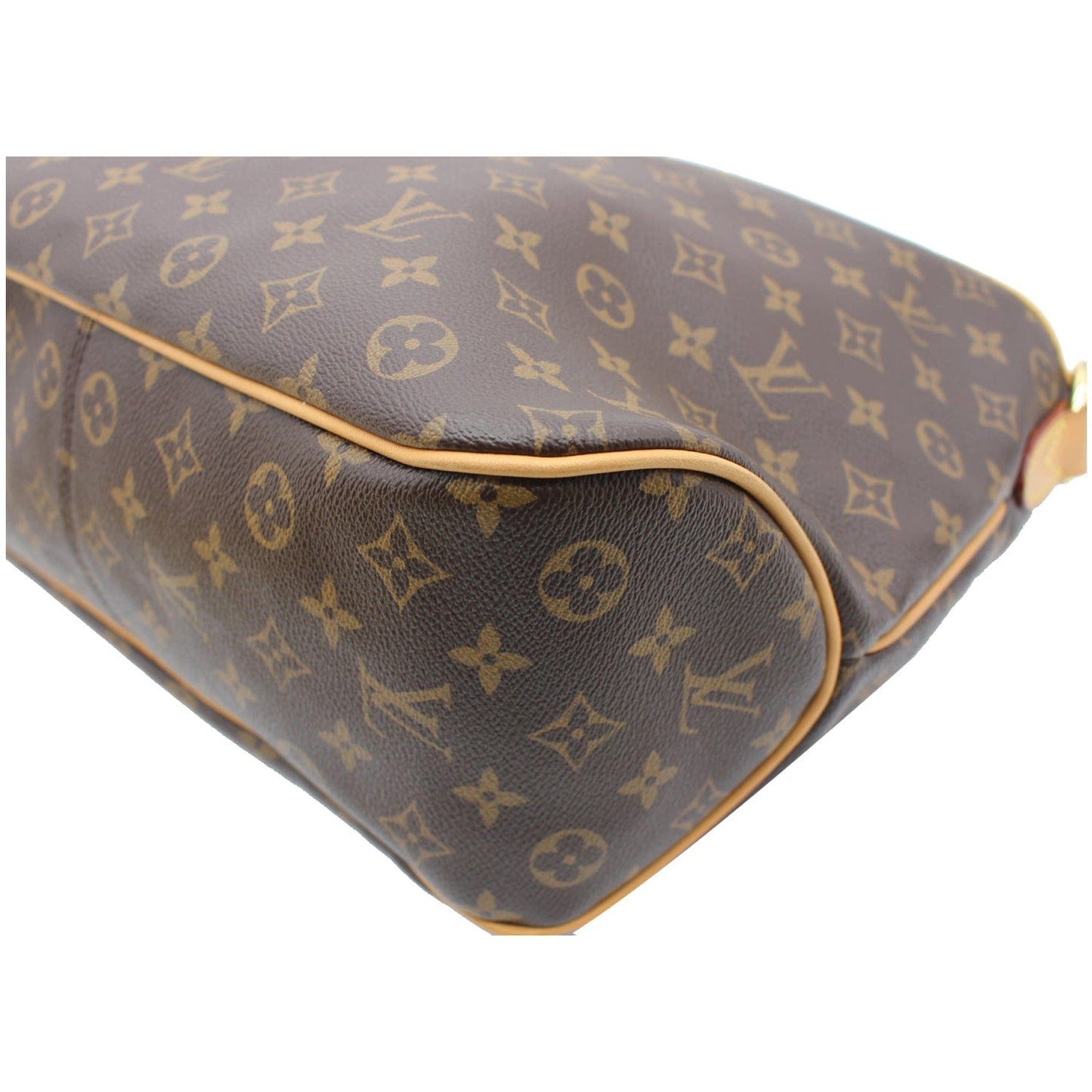 LOUIS VUITTON Delightful PM Monogram Canvas Shoulder Hobo Bag Brown