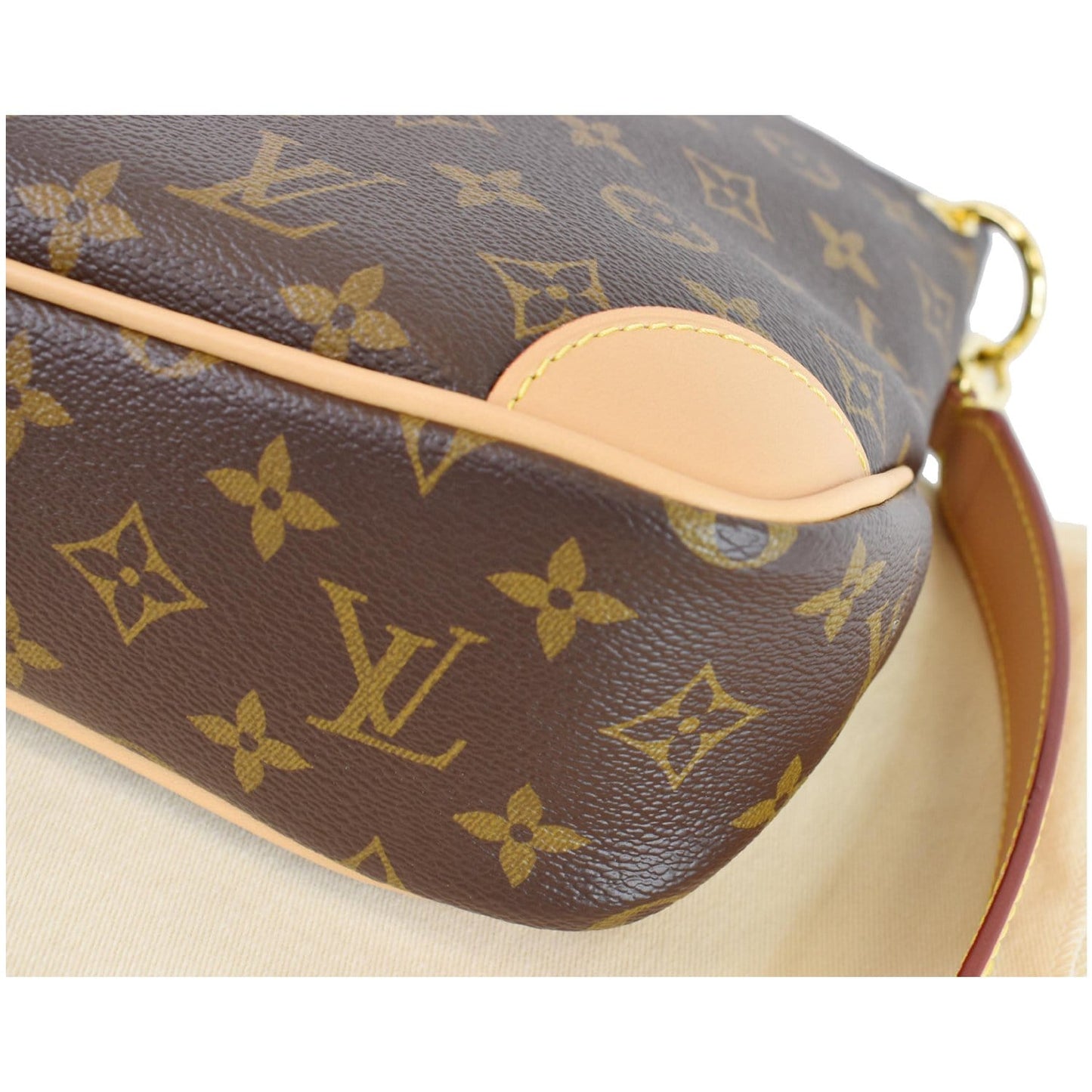 LOUIS VUITTON Odeon PM NM Monogram Canvas Shoulder Bag Natural
