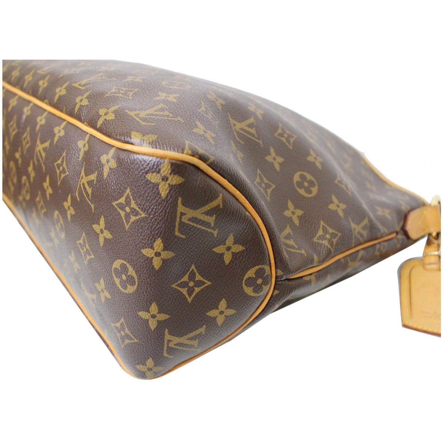 LOUIS VUITTON Delightful MM Monogram Canvas Shoulder Bag Brown