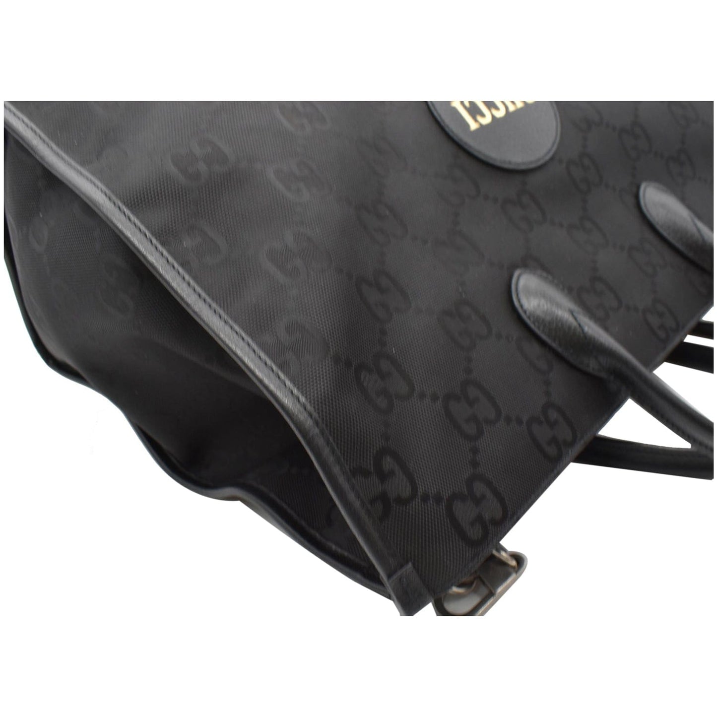 GUCCI Off The Grid GG Nylon Tote Bag Black 630353