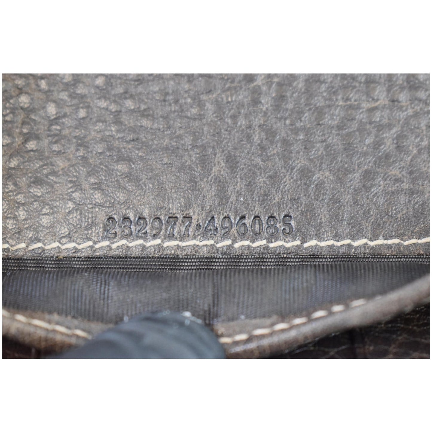 GUCCI Bamboo GG Canvas Zippy Organizer Wallet Beige 232977