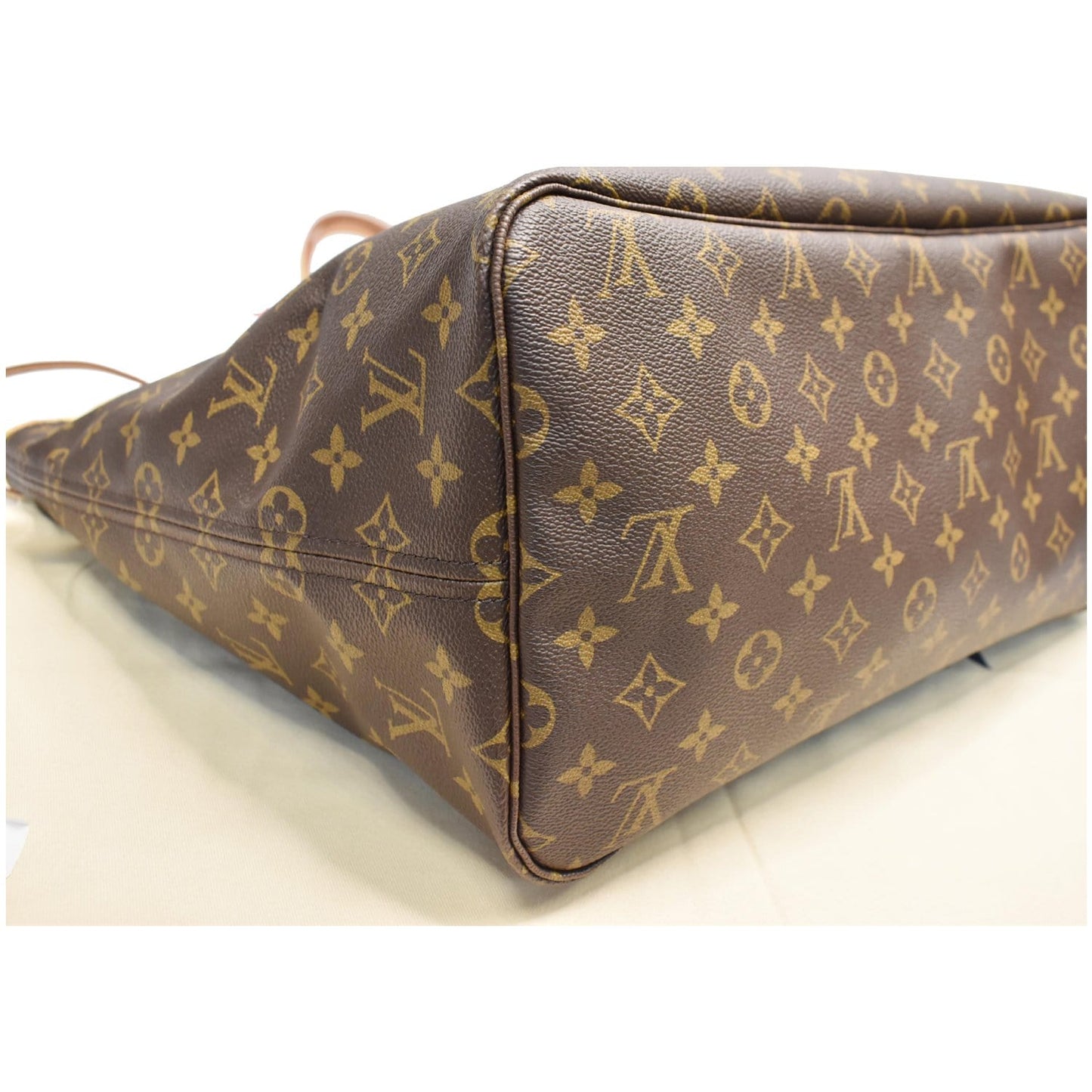LOUIS VUITTON Neverfull GM Monogram Canvas Shoulder Bag Brown