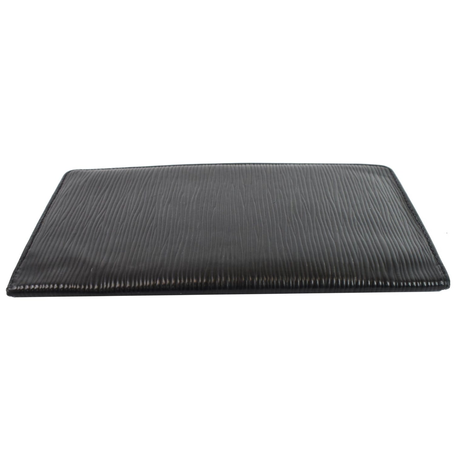 LOUIS VUITTON Passport Holder Epi Leather Wallet Black