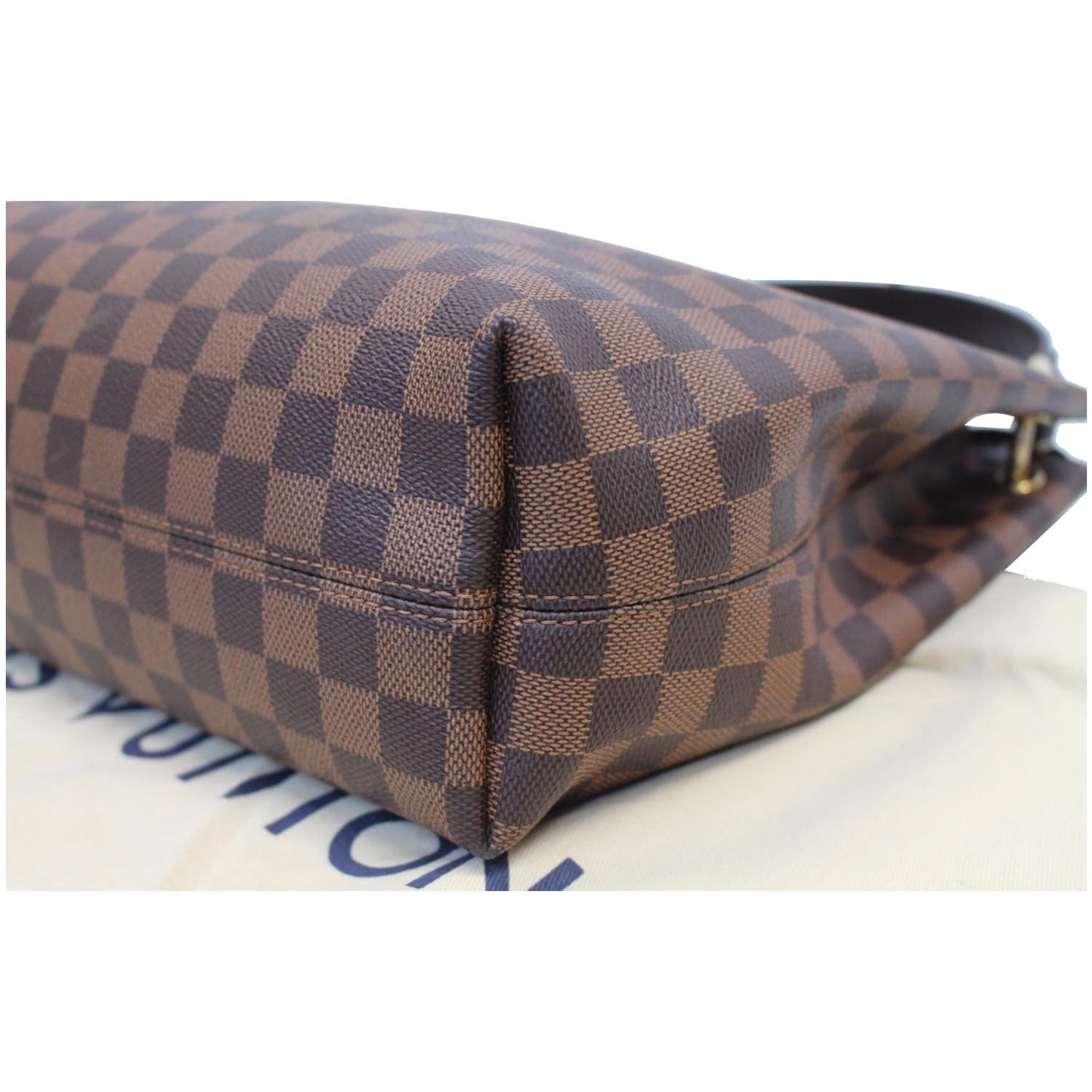 LOUIS VUITTON Graceful PM Damier Ebene Shoulder Bag Brown