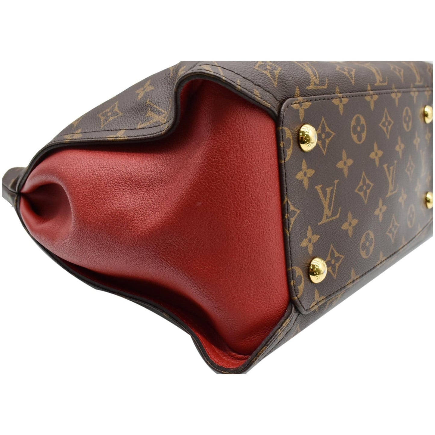 LOUIS VUITTON Gaia Monogram Canvas Shoulder Bag Brown