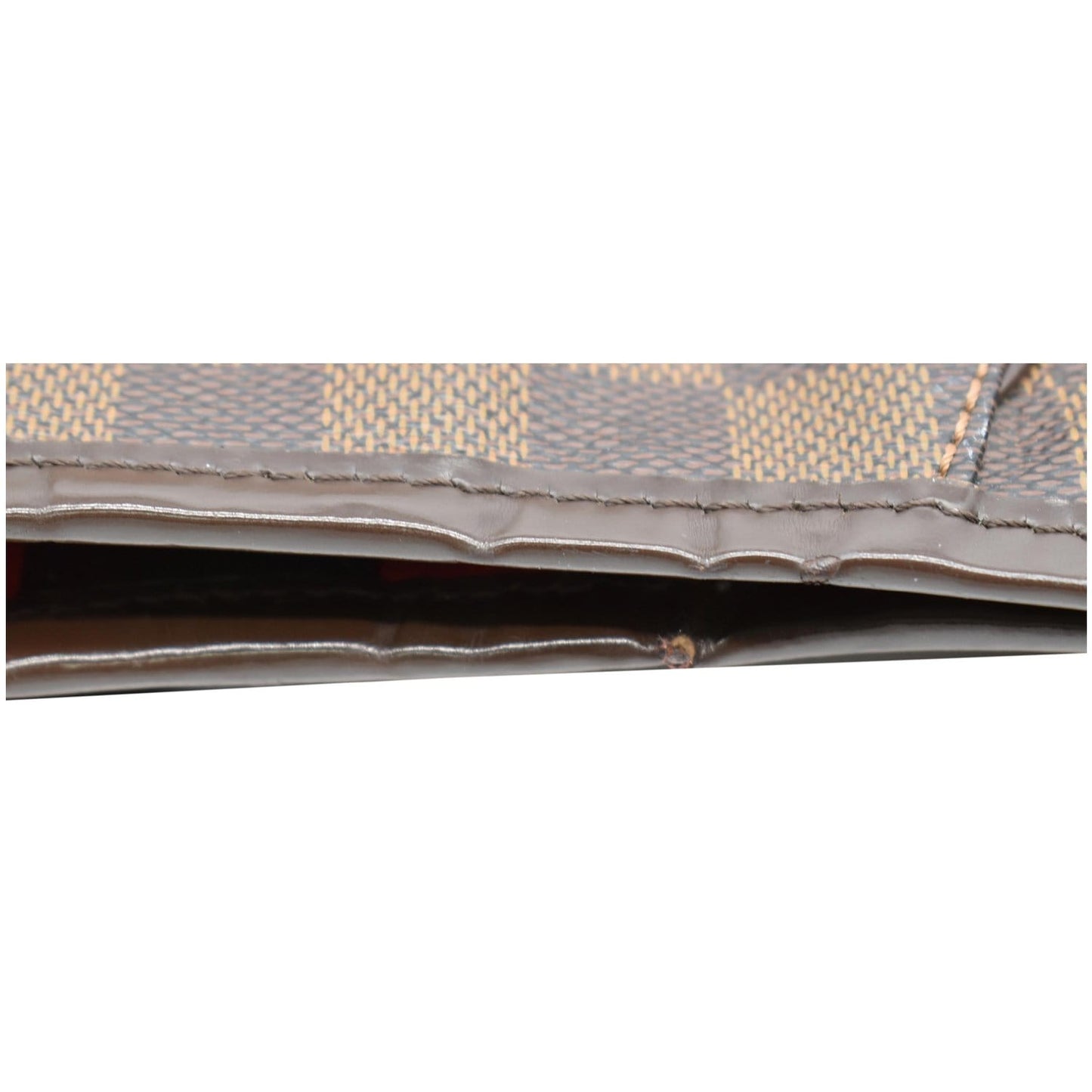LOUIS VUITTON Galliera PM Damier Ebene Shoulder Bag Brown