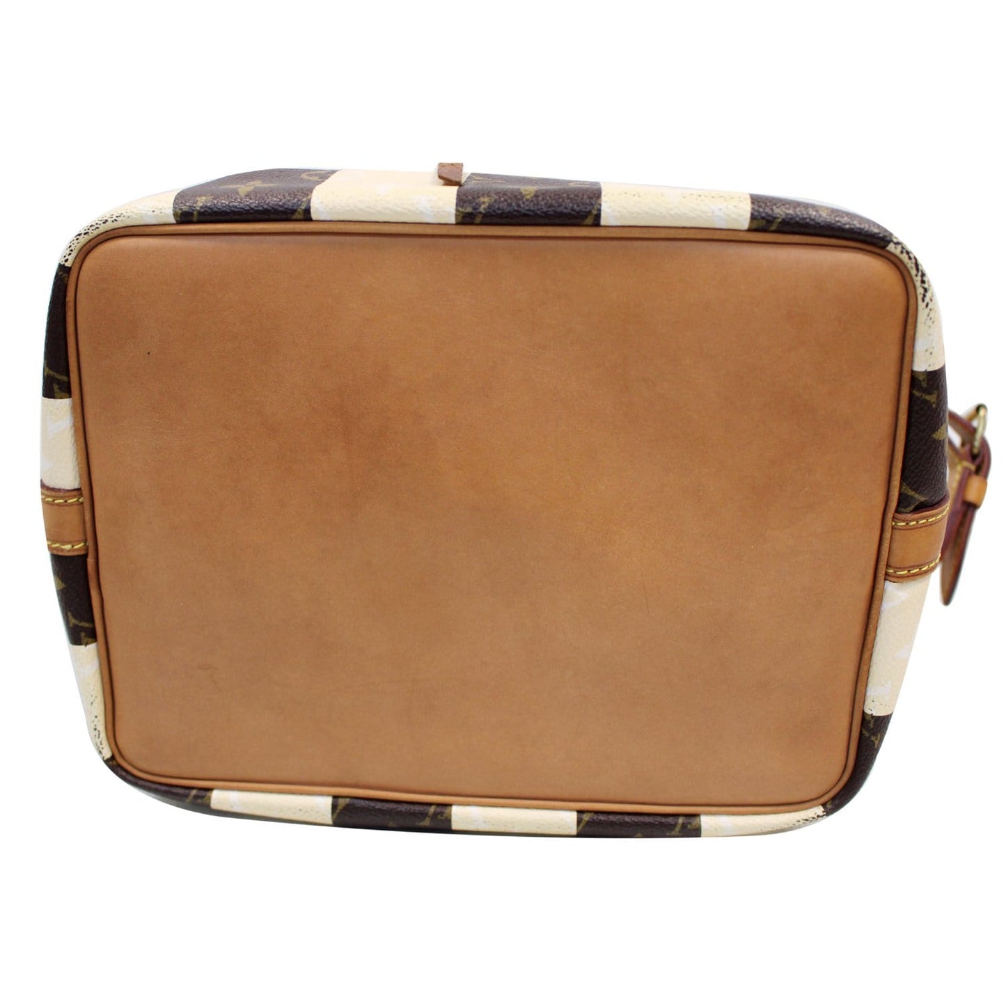 LOUIS VUITTON Petit Noe Monogram Rayures Shoulder Bag Brown