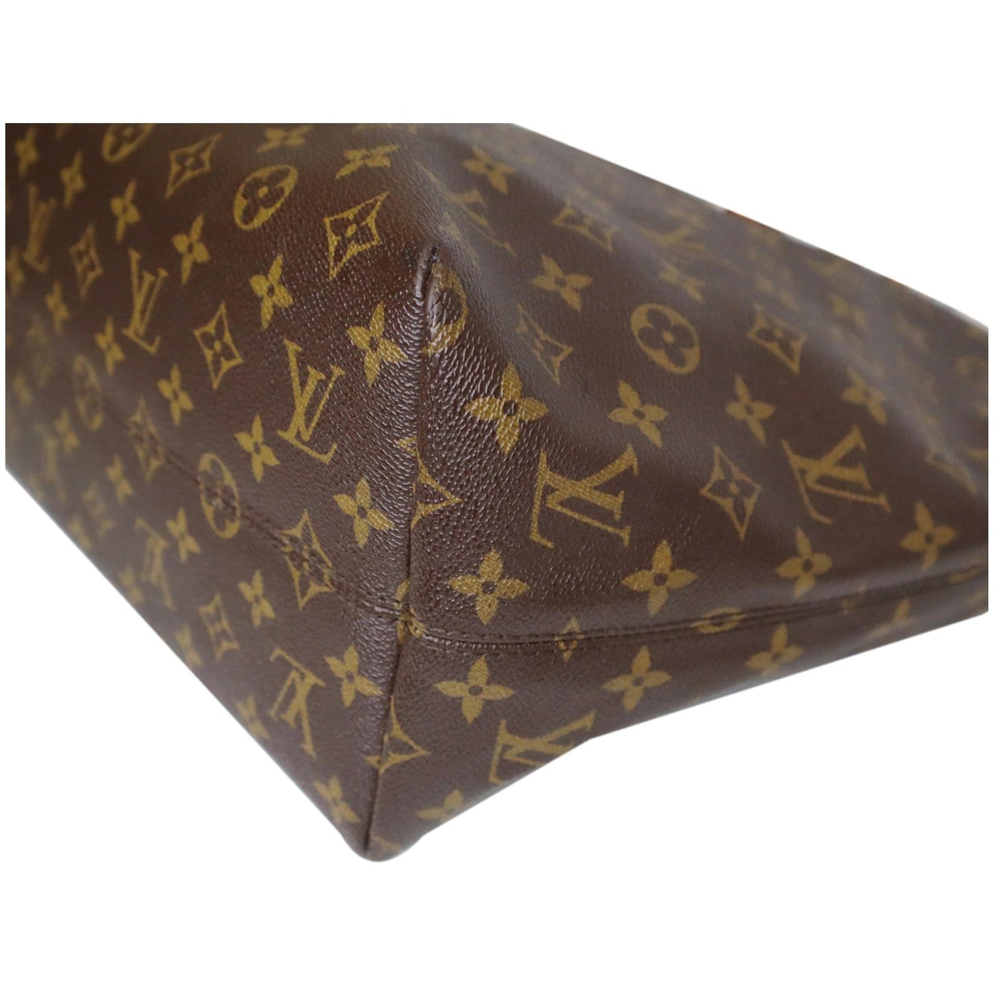 LOUIS VUITTON Monogram Canvas Raspail MM Shoulder Bag Brown