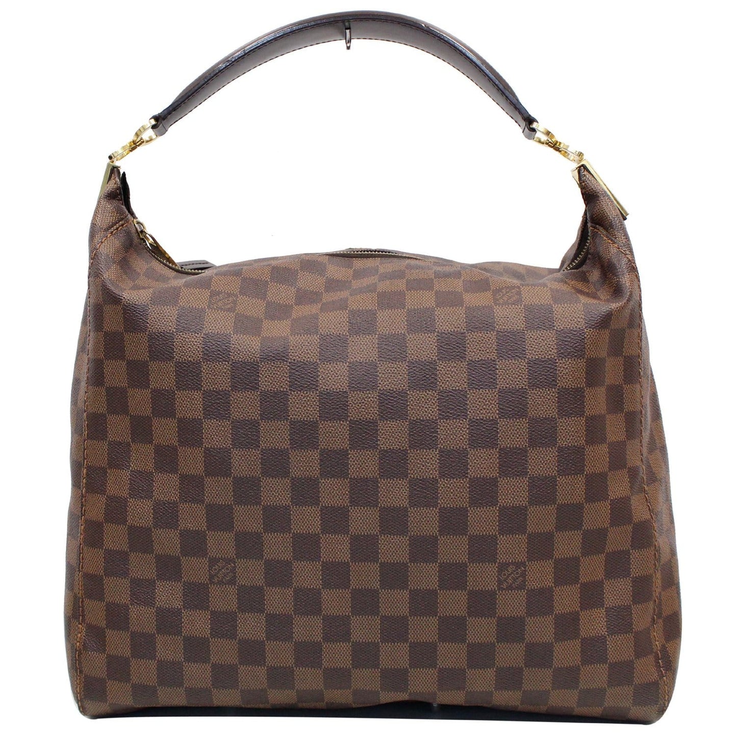 LOUIS VUITTON Portobello GM Damier Ebene Shoulder Bag Brown