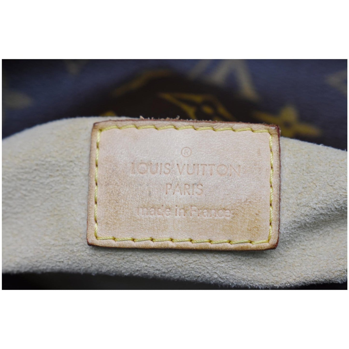 LOUIS VUITTON Artsy MM Monogram Canvas Shoulder Bag Brown