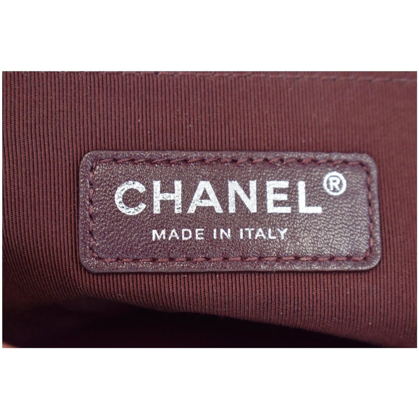CHANEL Small Boy Embellished Chain Lambskin Shoulder Bag Black