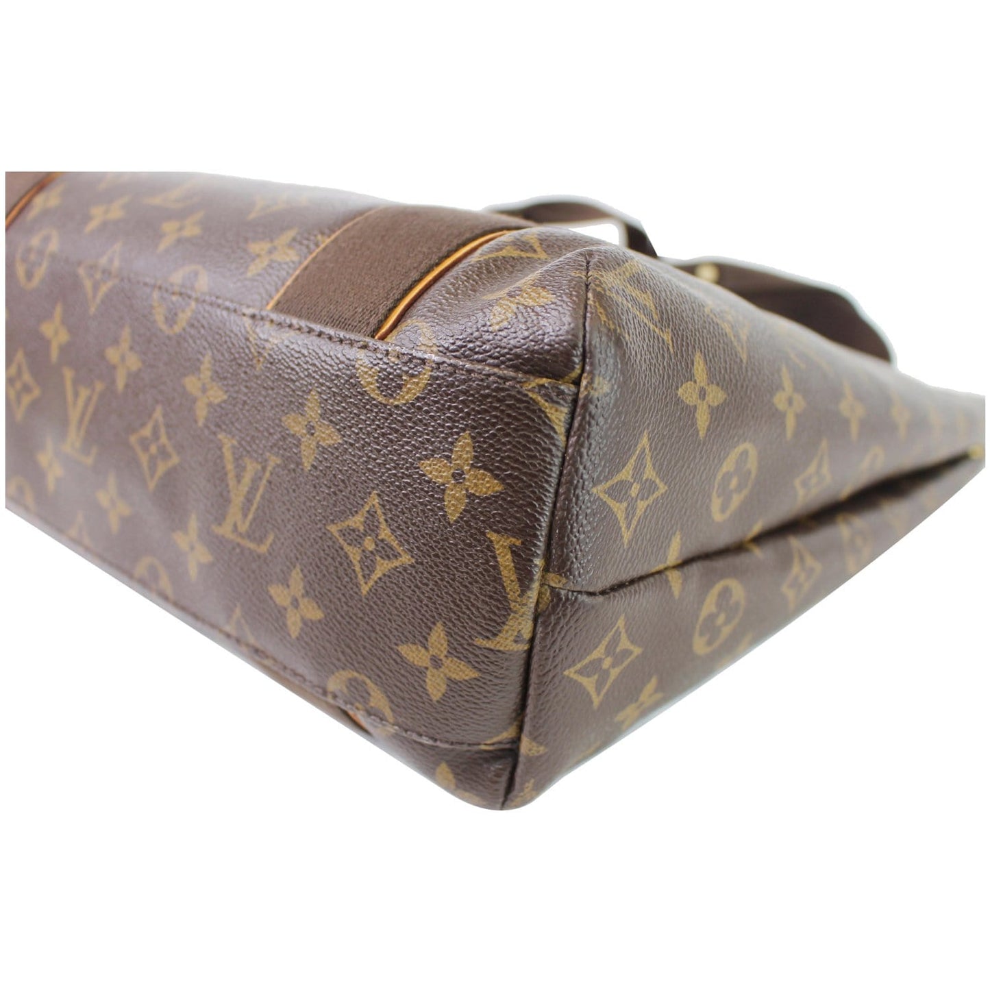 LOUIS VUITTON Cabas Beaubourg Damier Ebene Tote Bag Brown