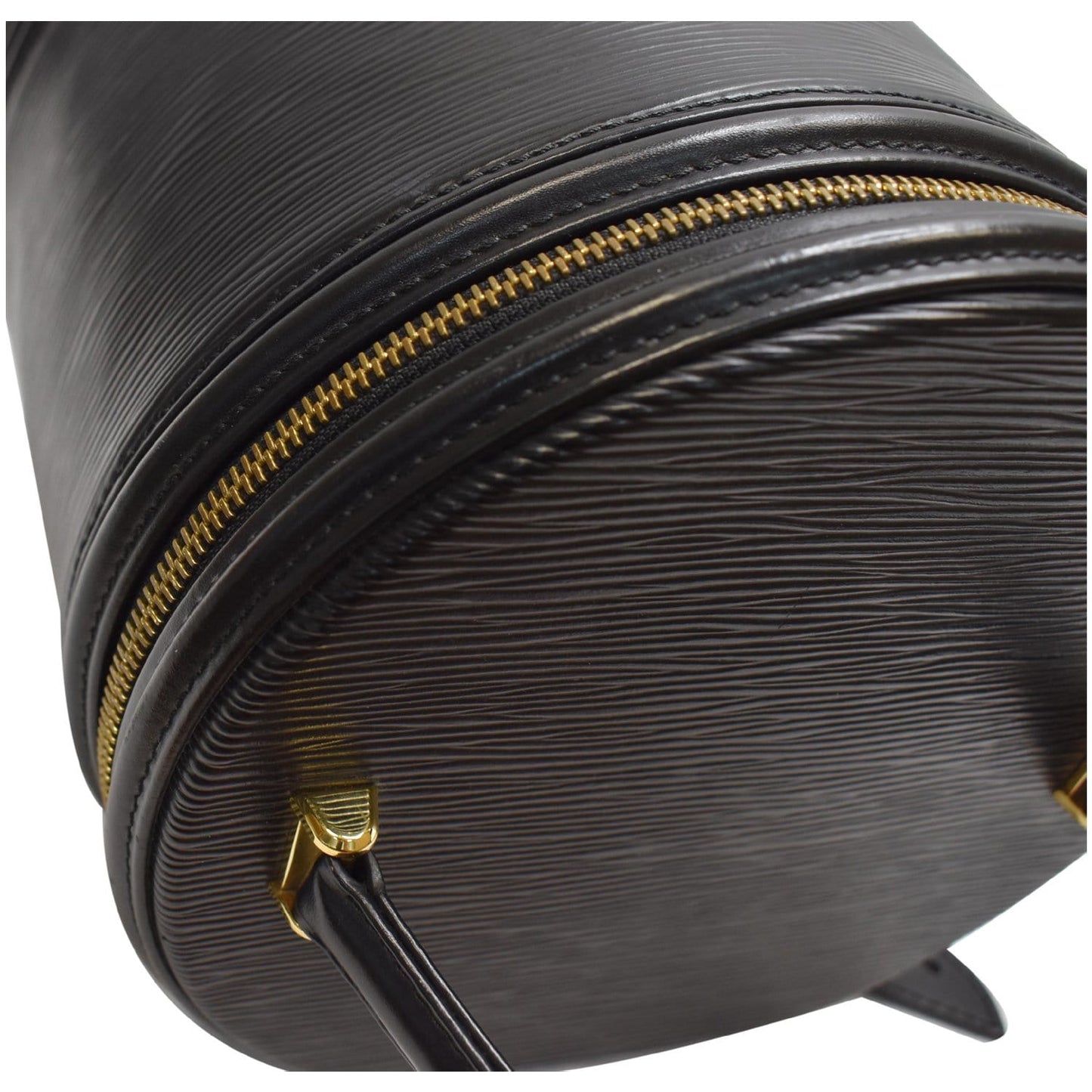 LOUIS VUITTON Cannes Epi Leather Vanity Bag Black