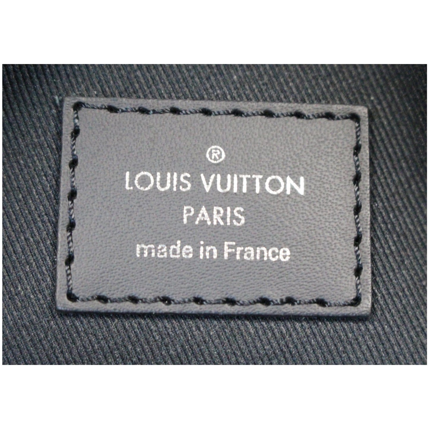 LOUIS VUITTON Josh Damier Graphite Backpack Bag Black
