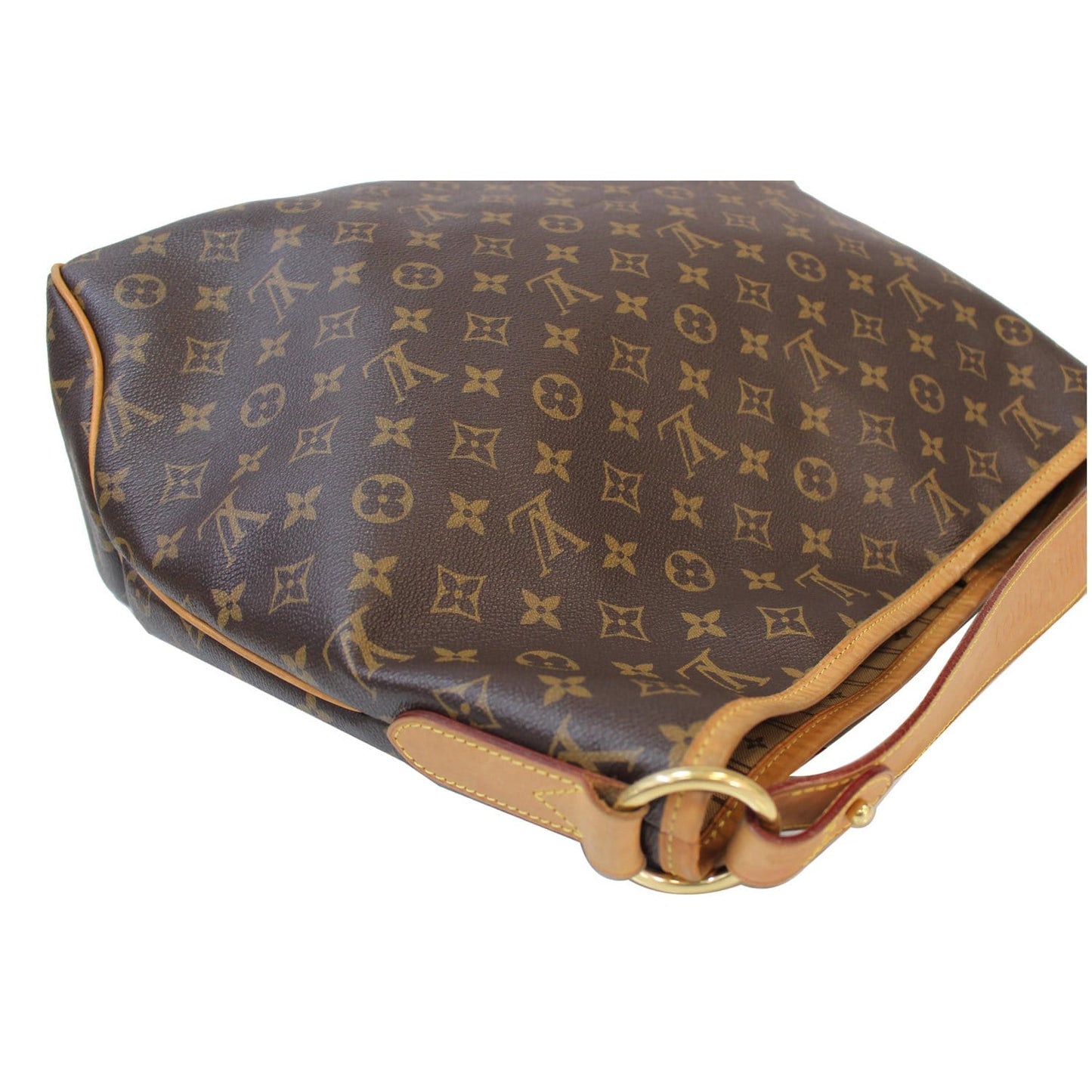 LOUIS VUITTON Delightful GM Monogram Canvas Shoulder Bag Brown