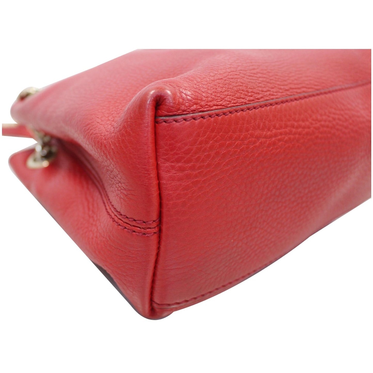 GUCCI Soho Chain Mini Tassel Leather Shoulder Bag Red 387043 - 15% OFF