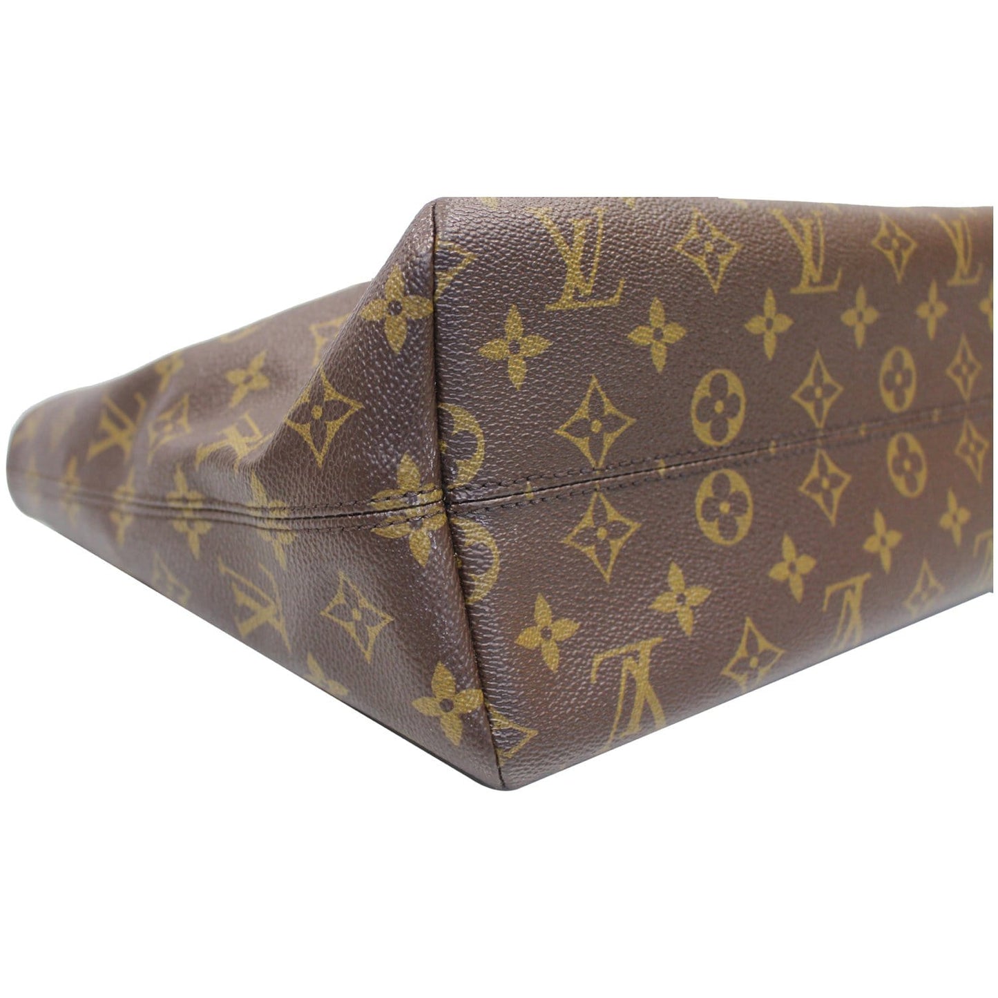 LOUIS VUITTON Monogram Canvas Raspail PM Shoulder Bag Brown