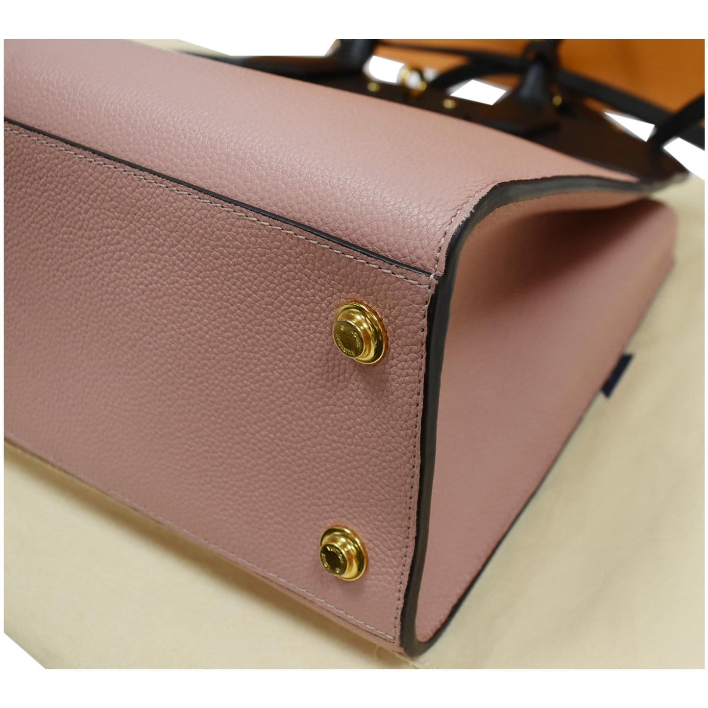 LOUIS VUITTON City Steamer MM Leather Shoulder Bag Magnolia