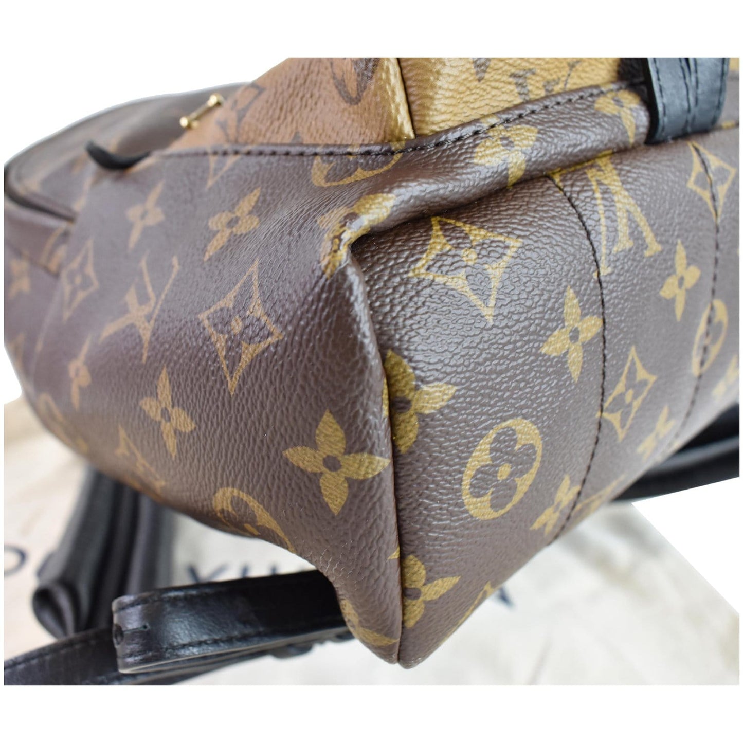 LOUIS VUITTON Palm Springs PM Monogram Reverse Canvas Backpack Brown