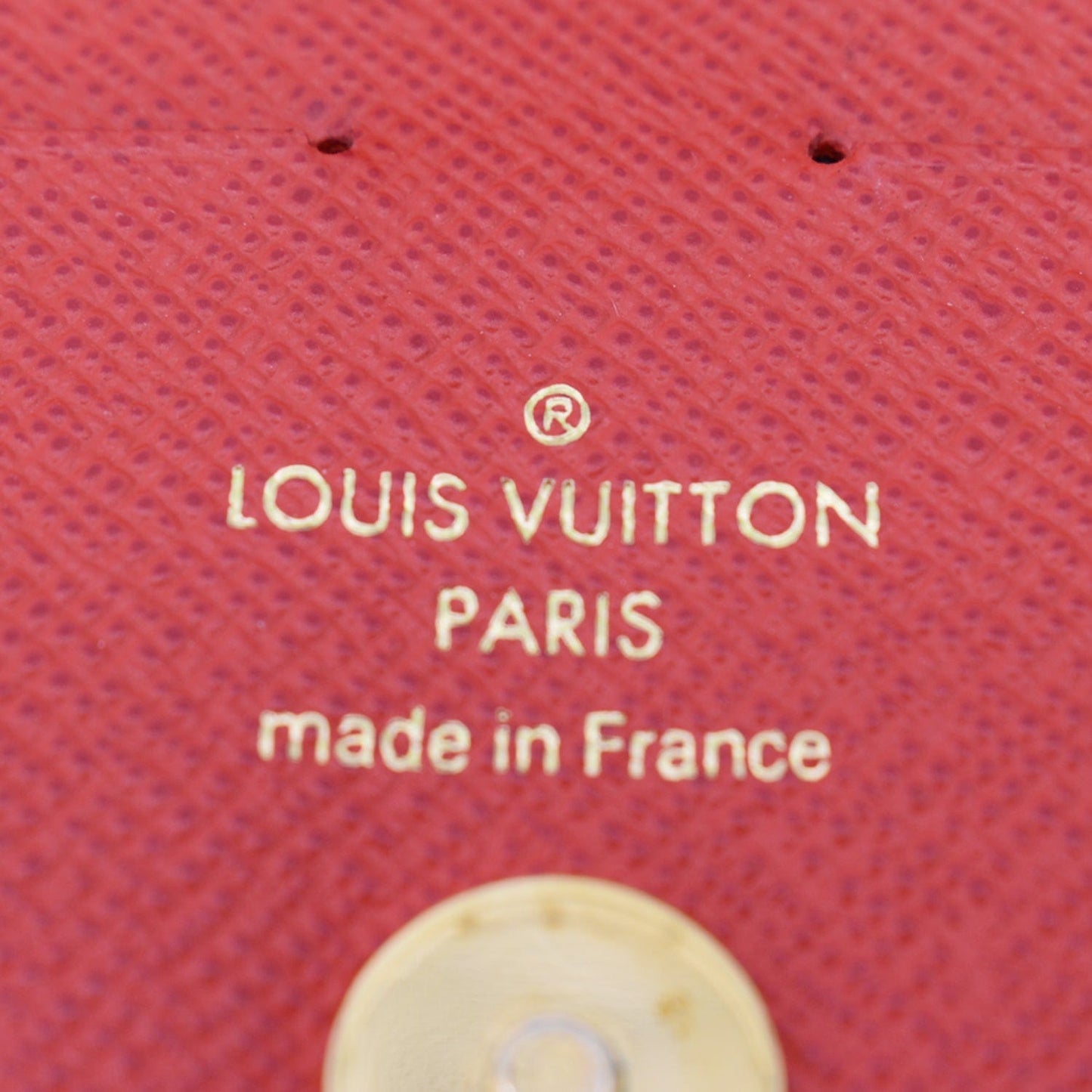 LOUIS VUITTON Adele Monogram Canvas Wallet Brown